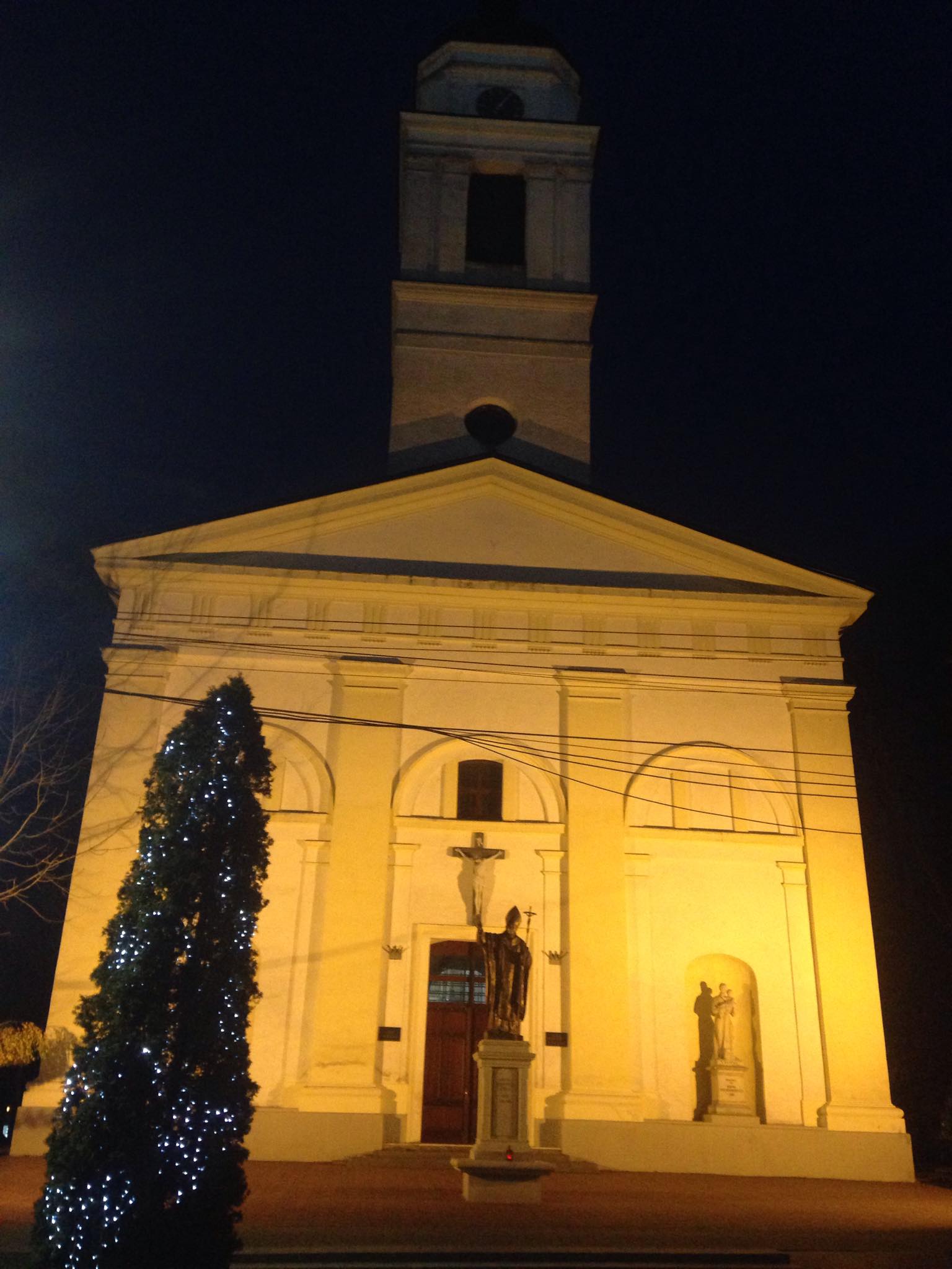 The Roman Catholic St. John of Nepomuk church in the town centr…