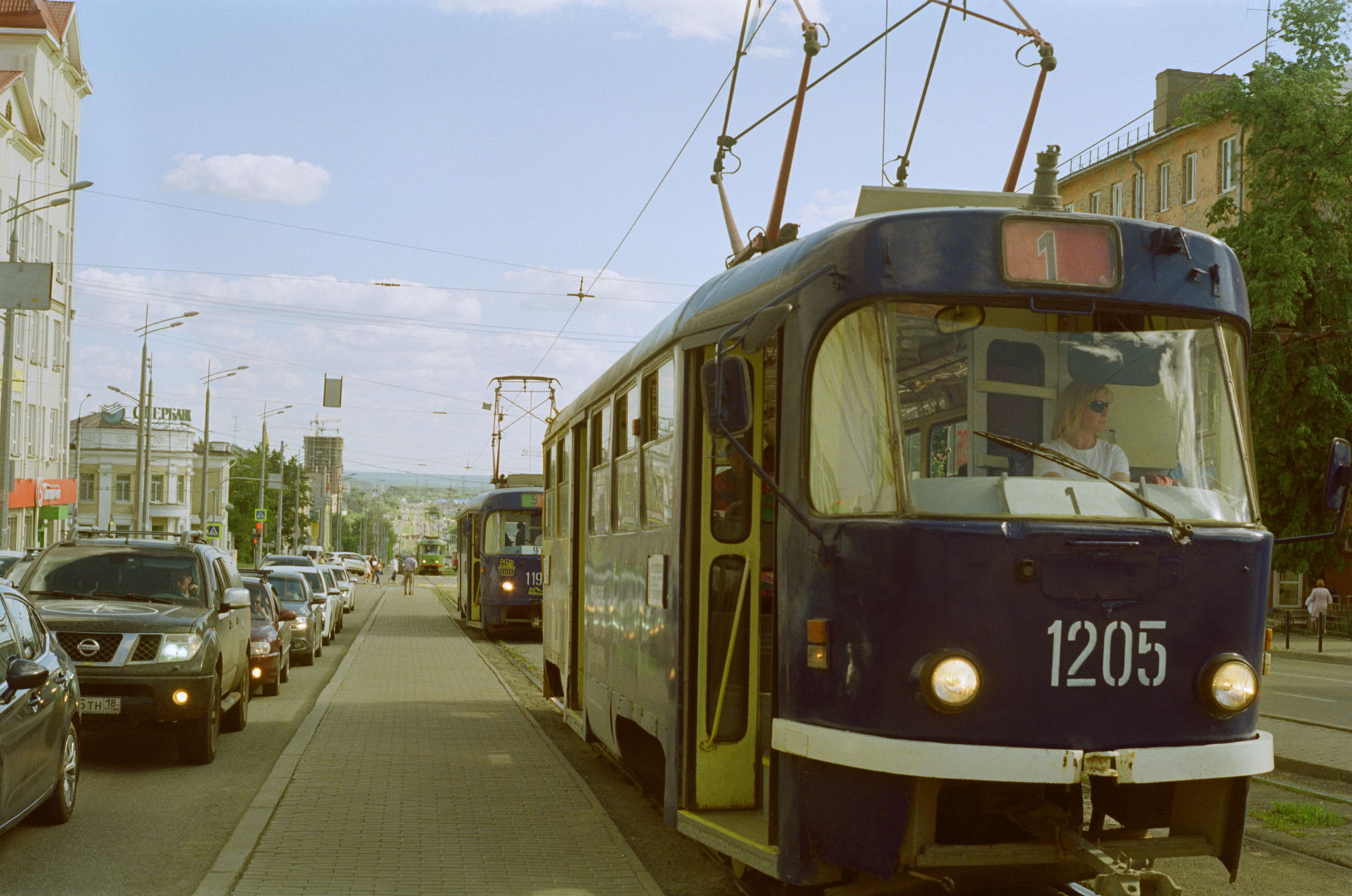 Tatra T3SU tram in Izhevsk