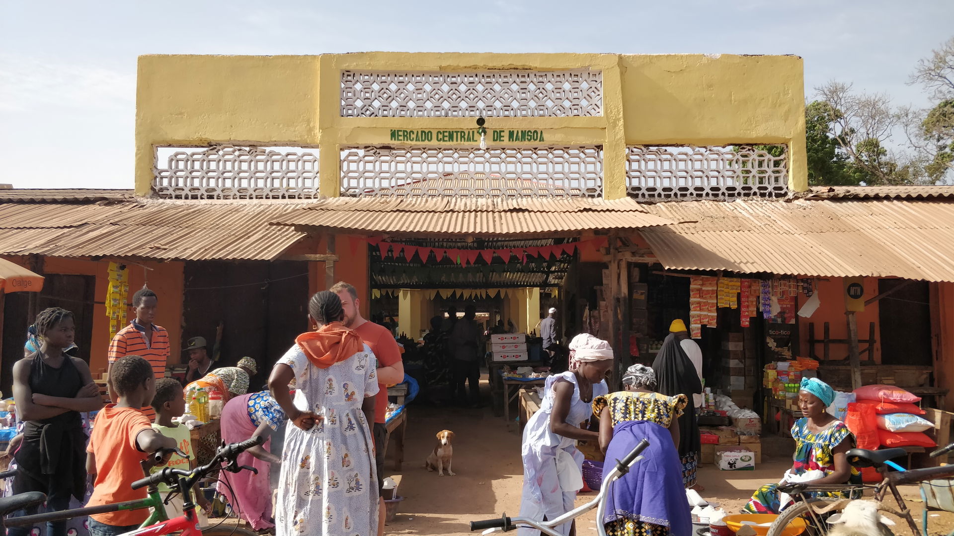 Central market of Mansôa, Guinea-Bissau