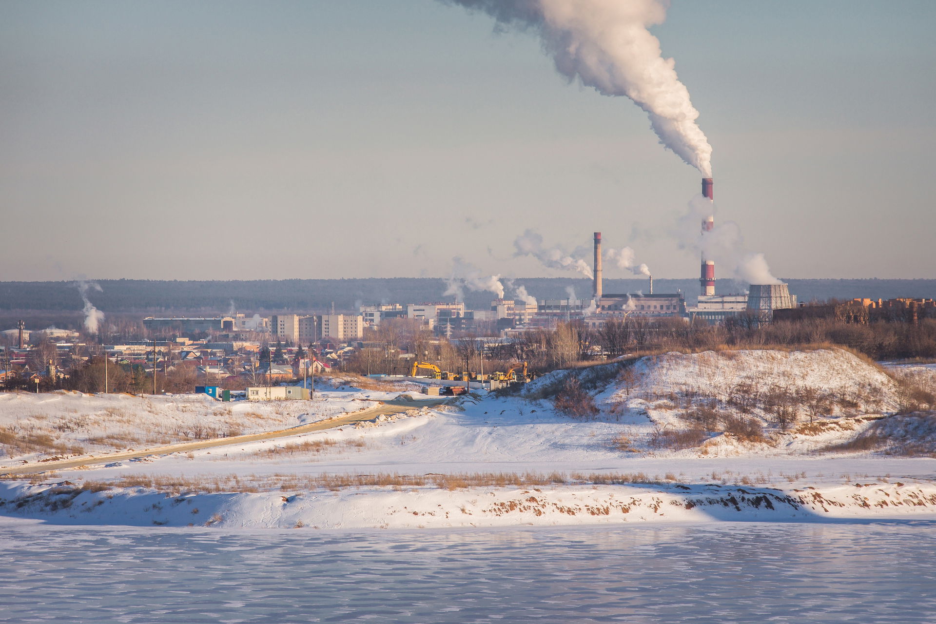 Sand quarry in Tambov.