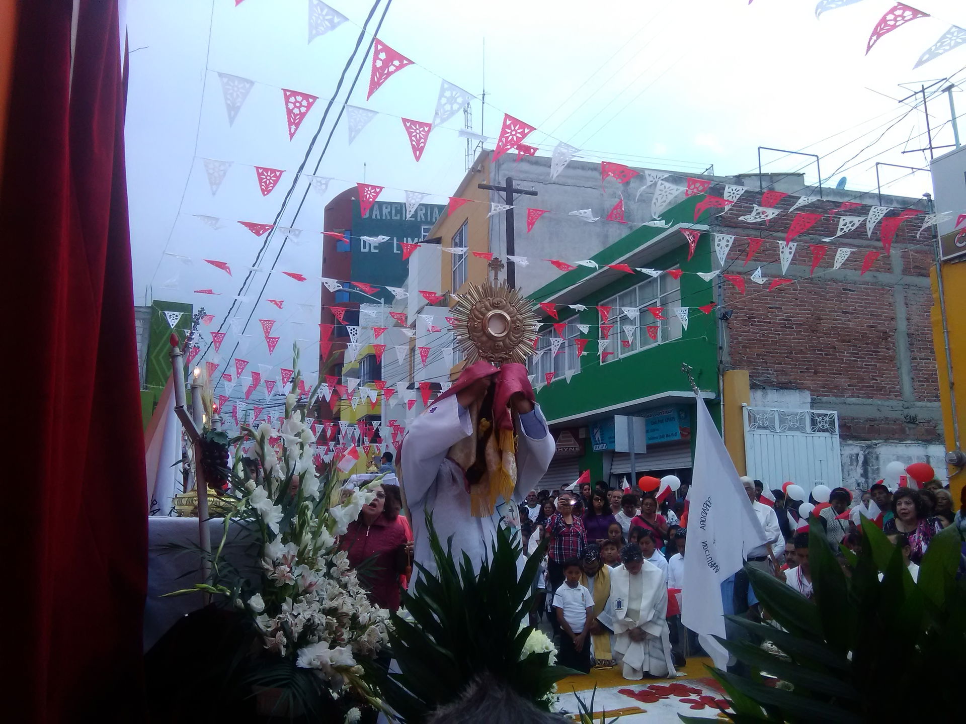 Procesión de Corpus Cristi in San Martín Texmelucan 2017