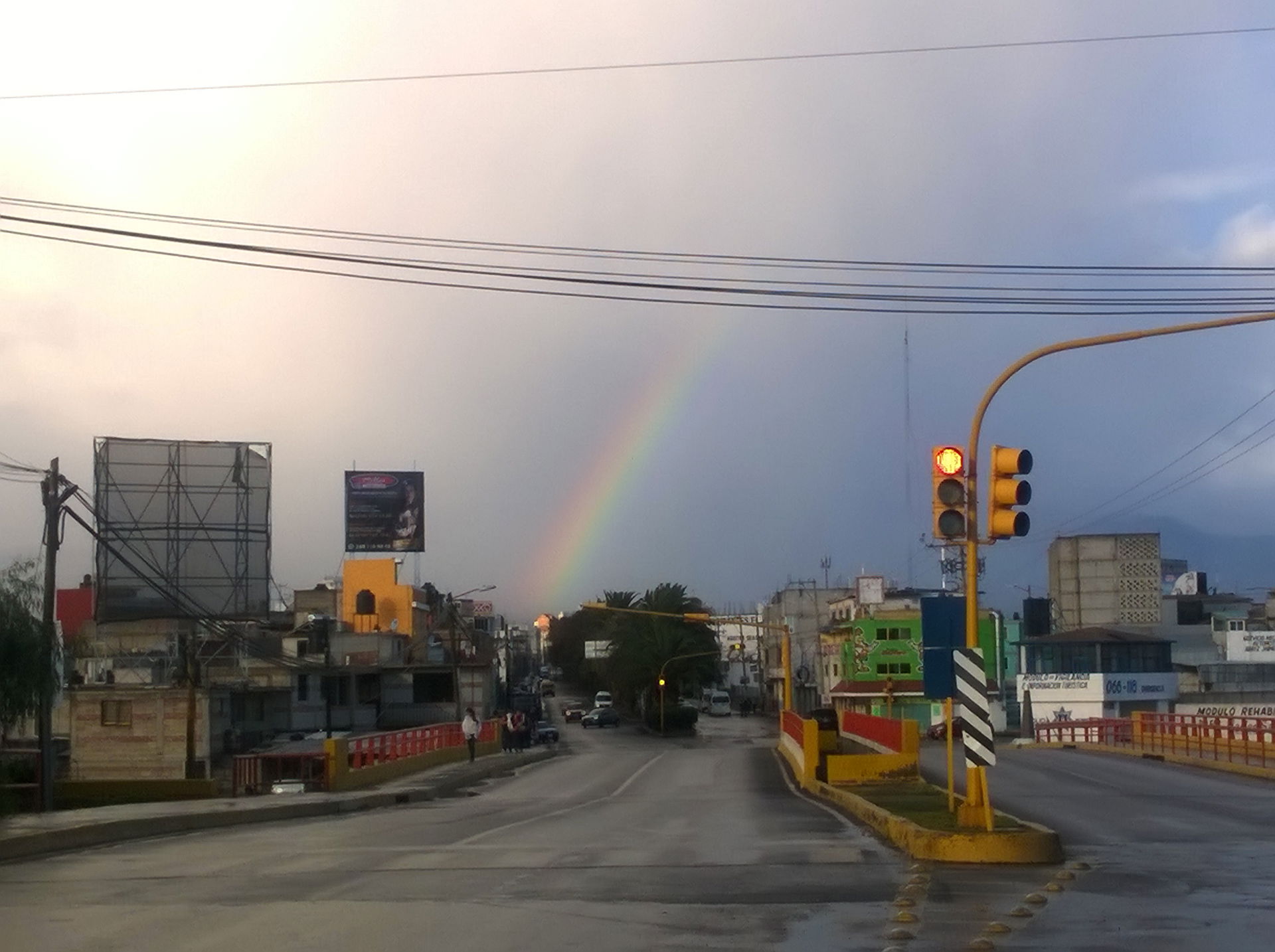 Arcoiris en San Martín Texmelucan, Puebla