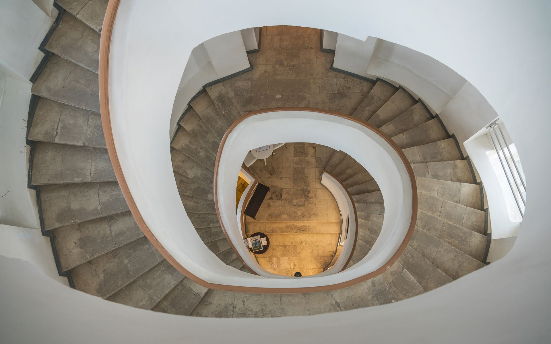 Stairwell of the Water Tower in Vladimir, Russia