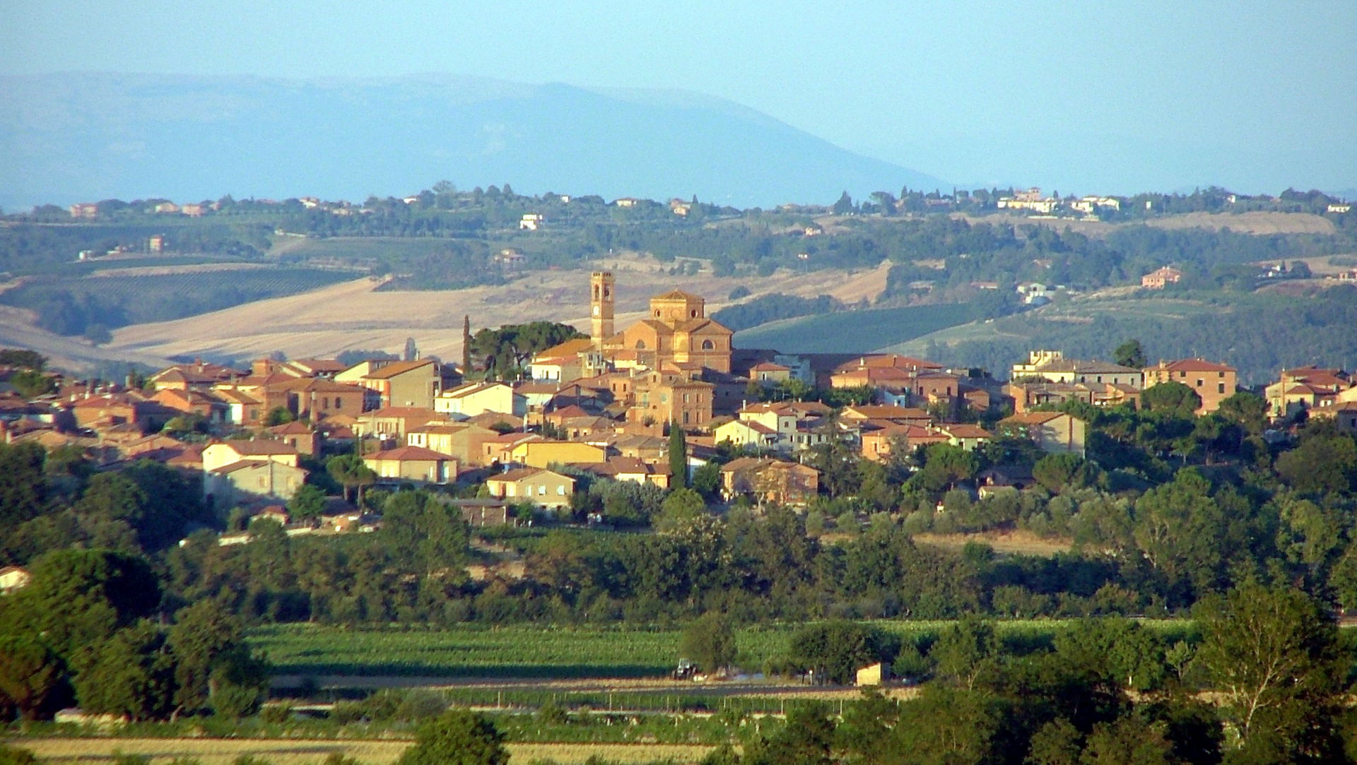View of Acquaviva, Tuscanny