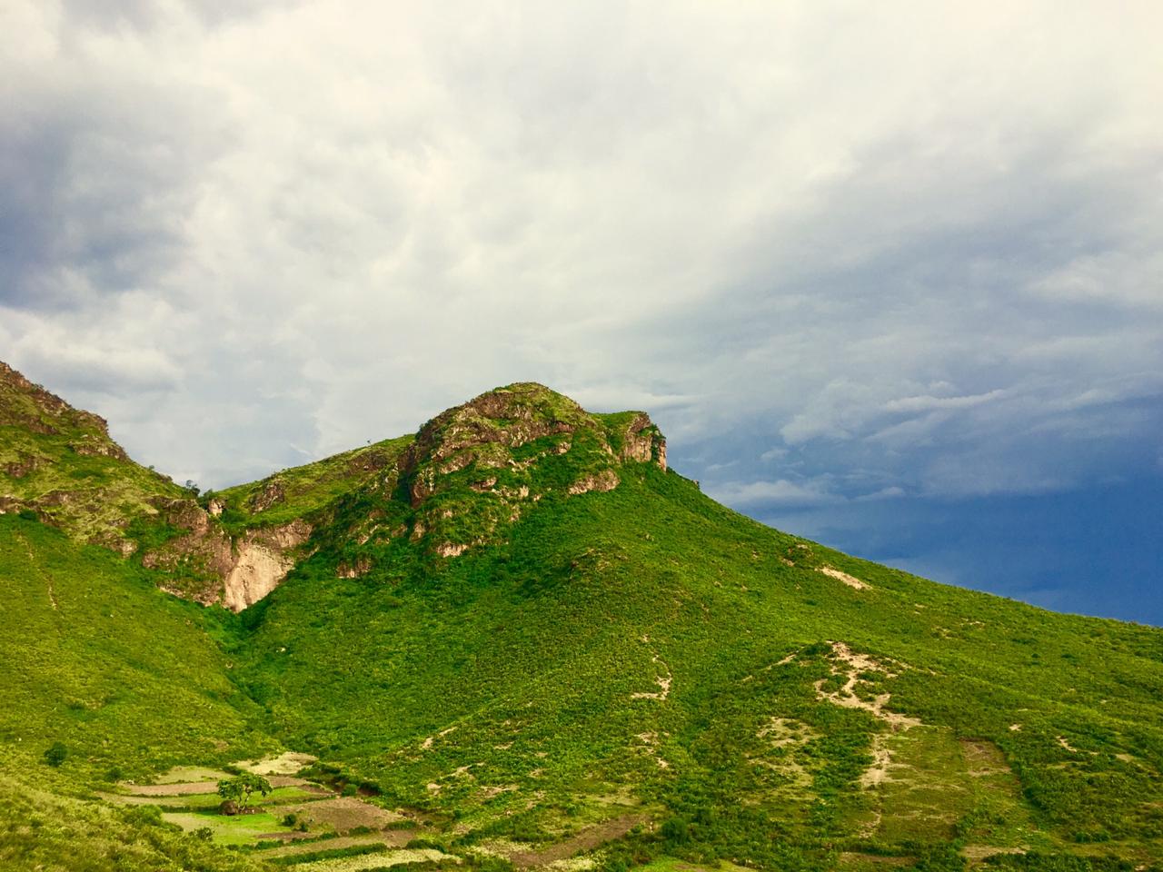One of the peaks