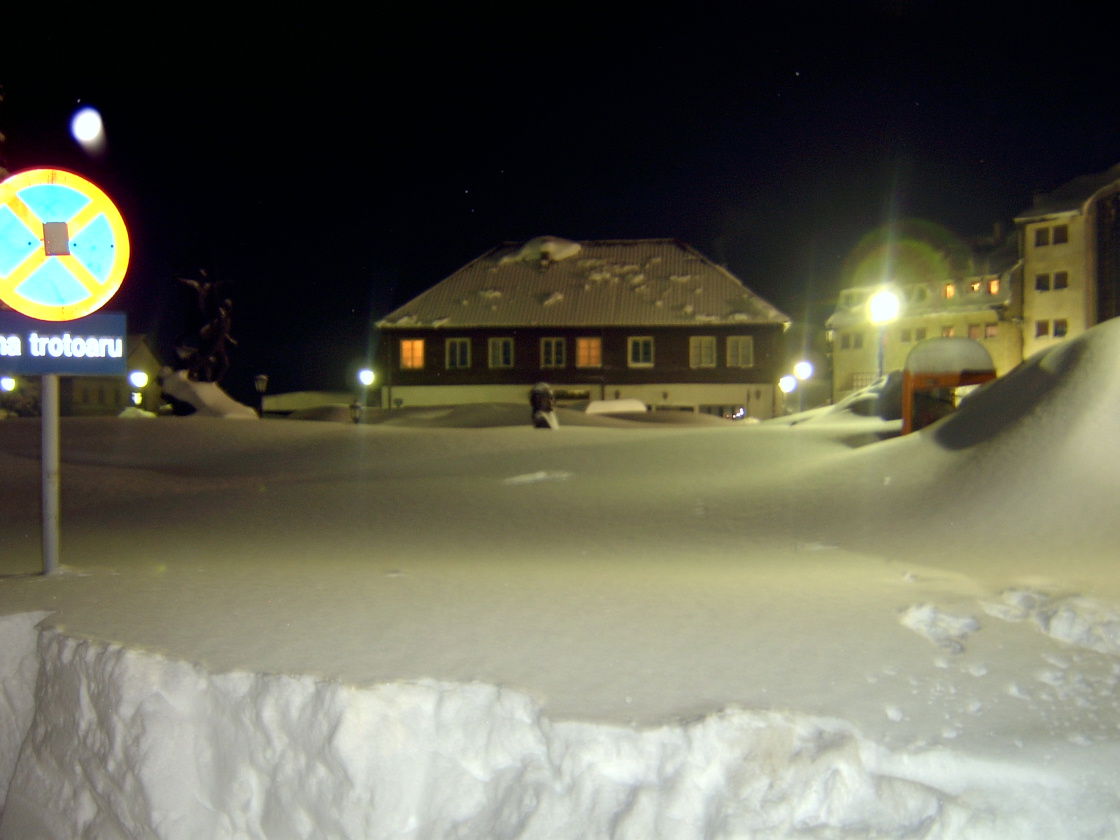 Winter in Kolašin, Montenegro,