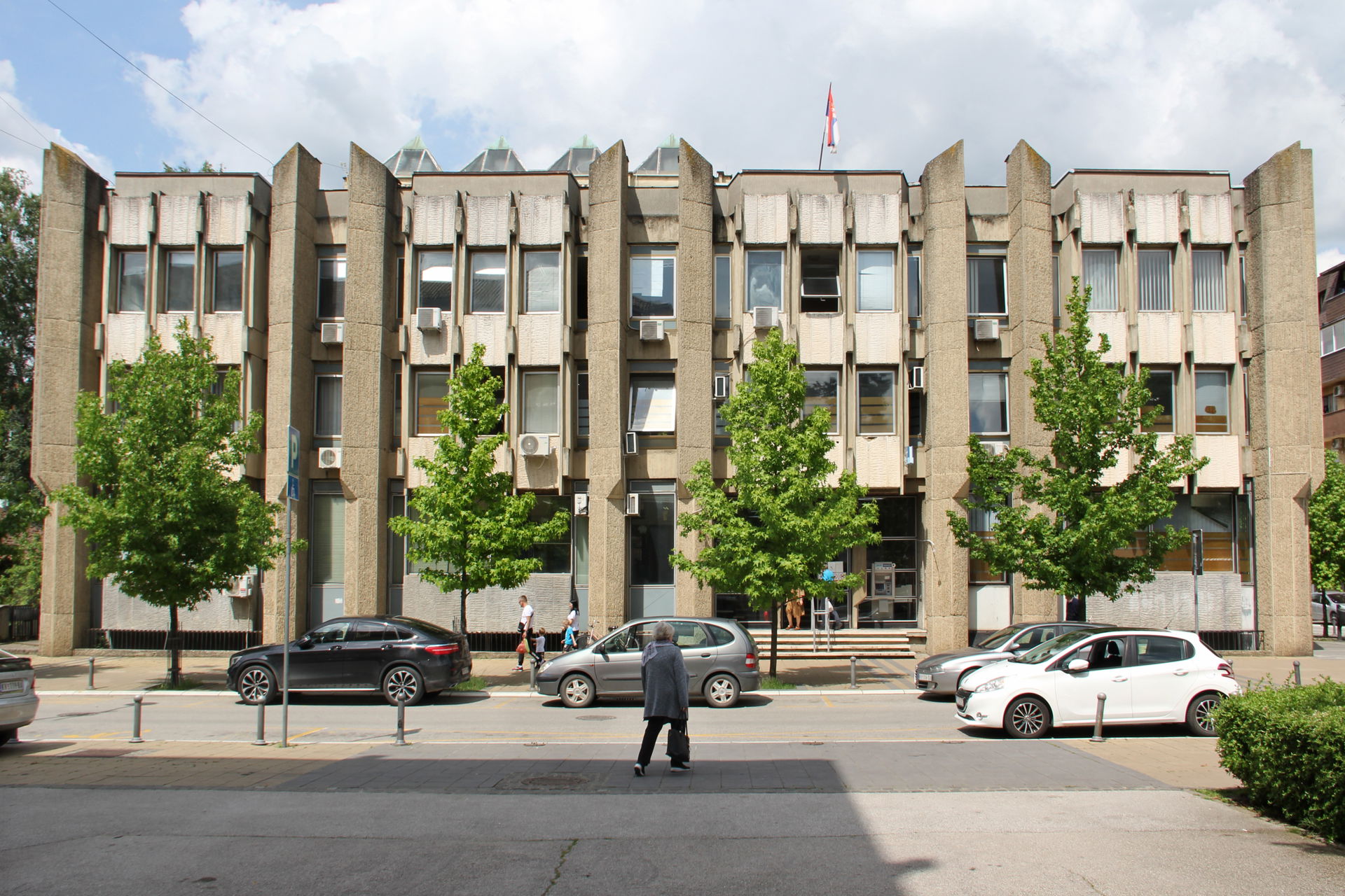 Kraljevo (Serbia), detail from the center.