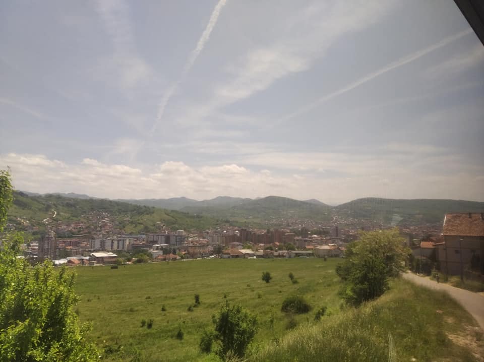 Novi Pazar in May 2021. Taken from bus