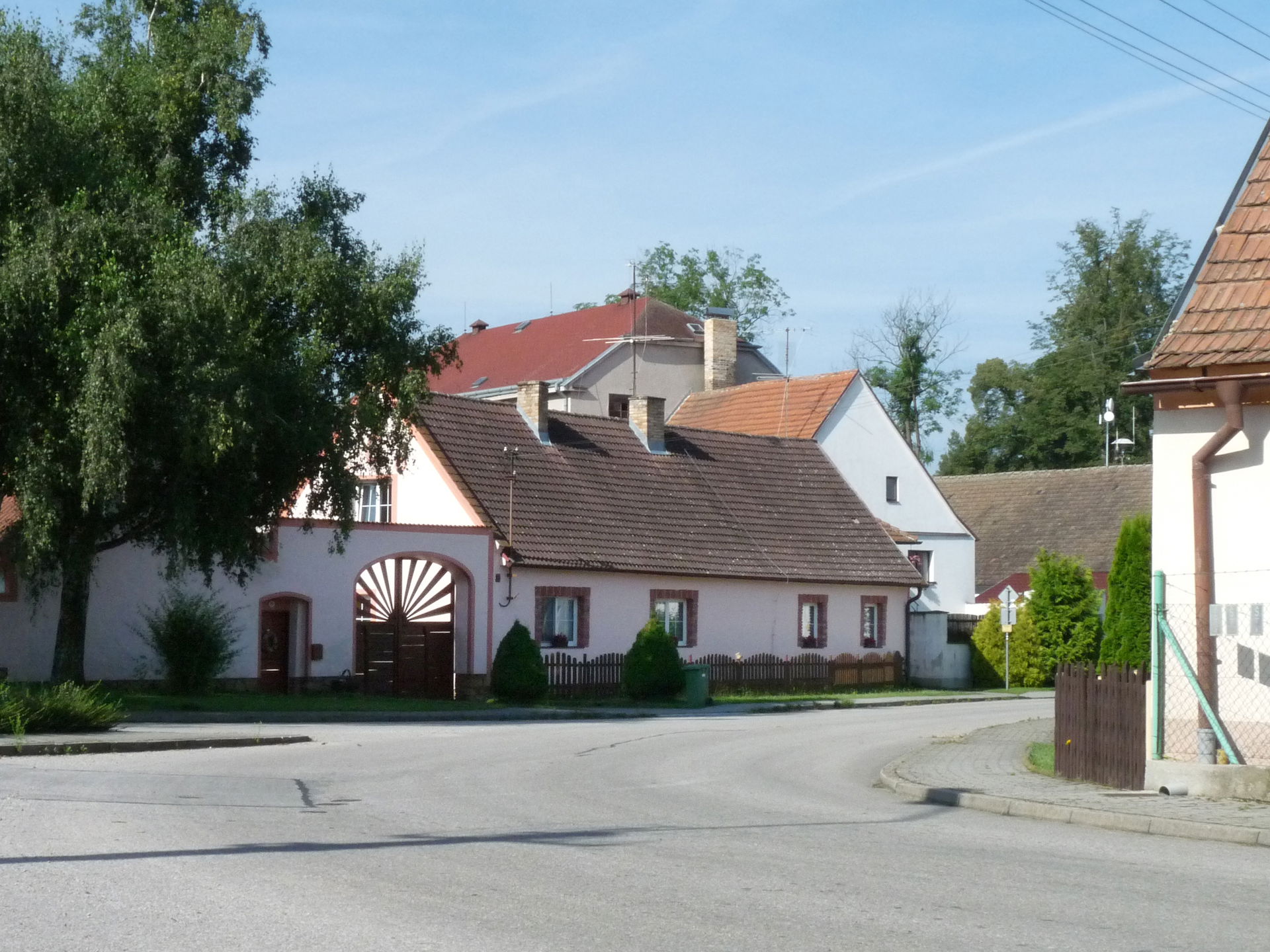 House No 16 in Plav village green, České Budějovice district, C…