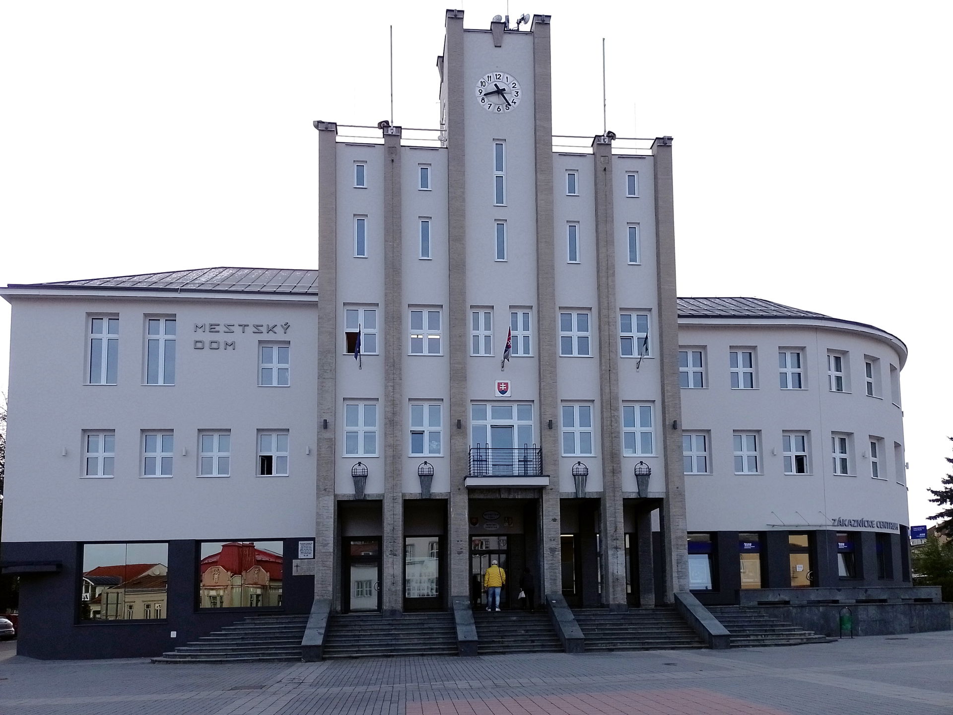 Čadca town hall, built in 1932, after the thermal insulation