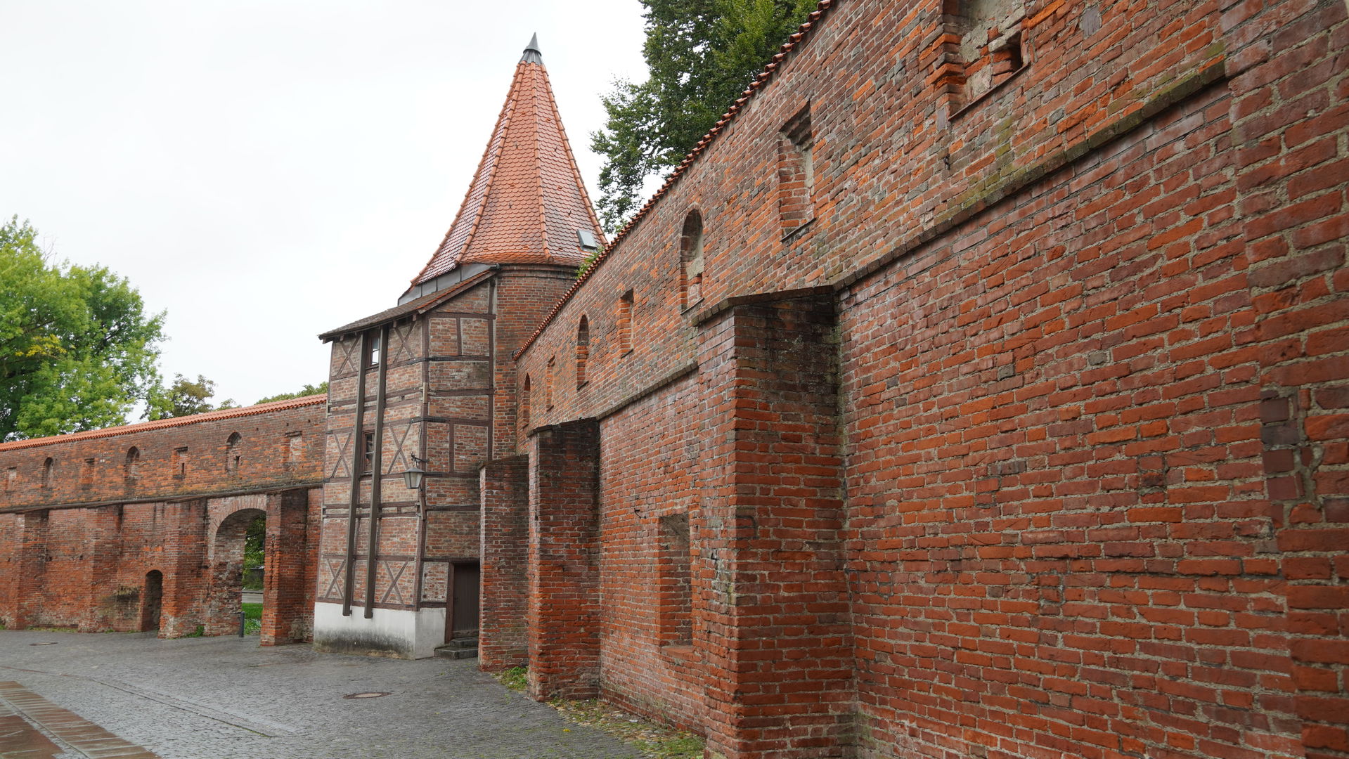 Town Wall and Beggars Tower in Memmingen, Bavaria