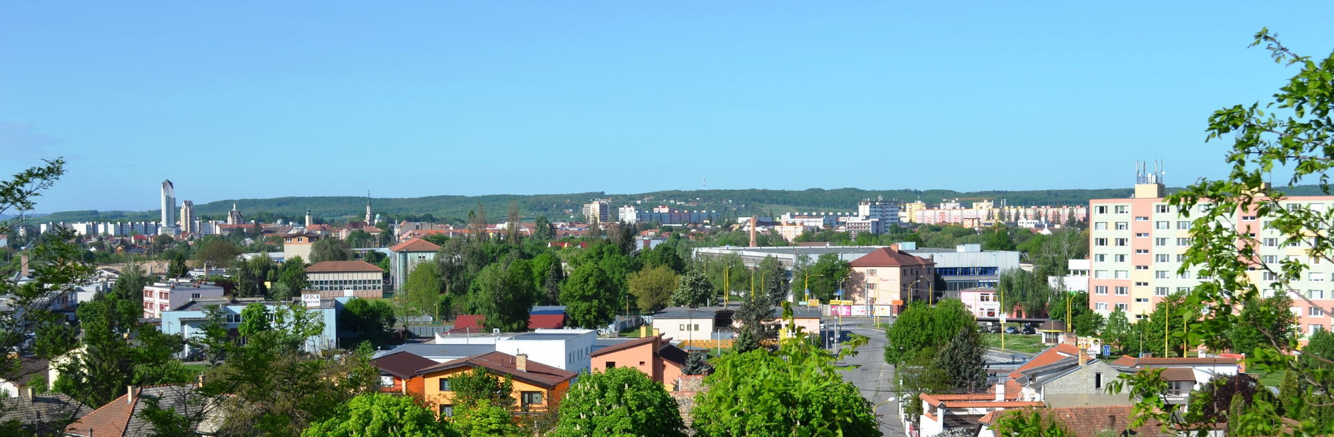 View of the town Lučenec