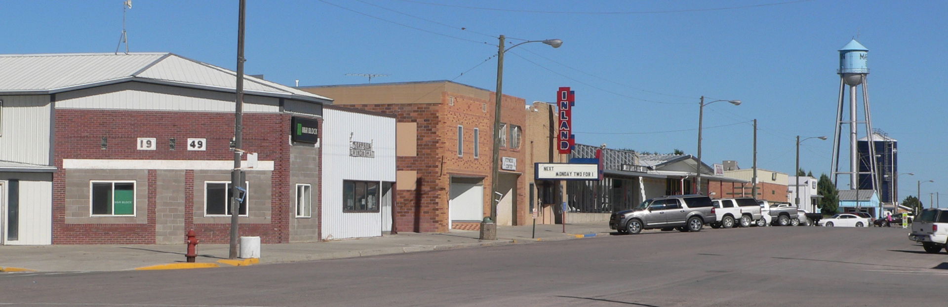 Downtown Martin, South Dakota: north side of Main Street. seem …