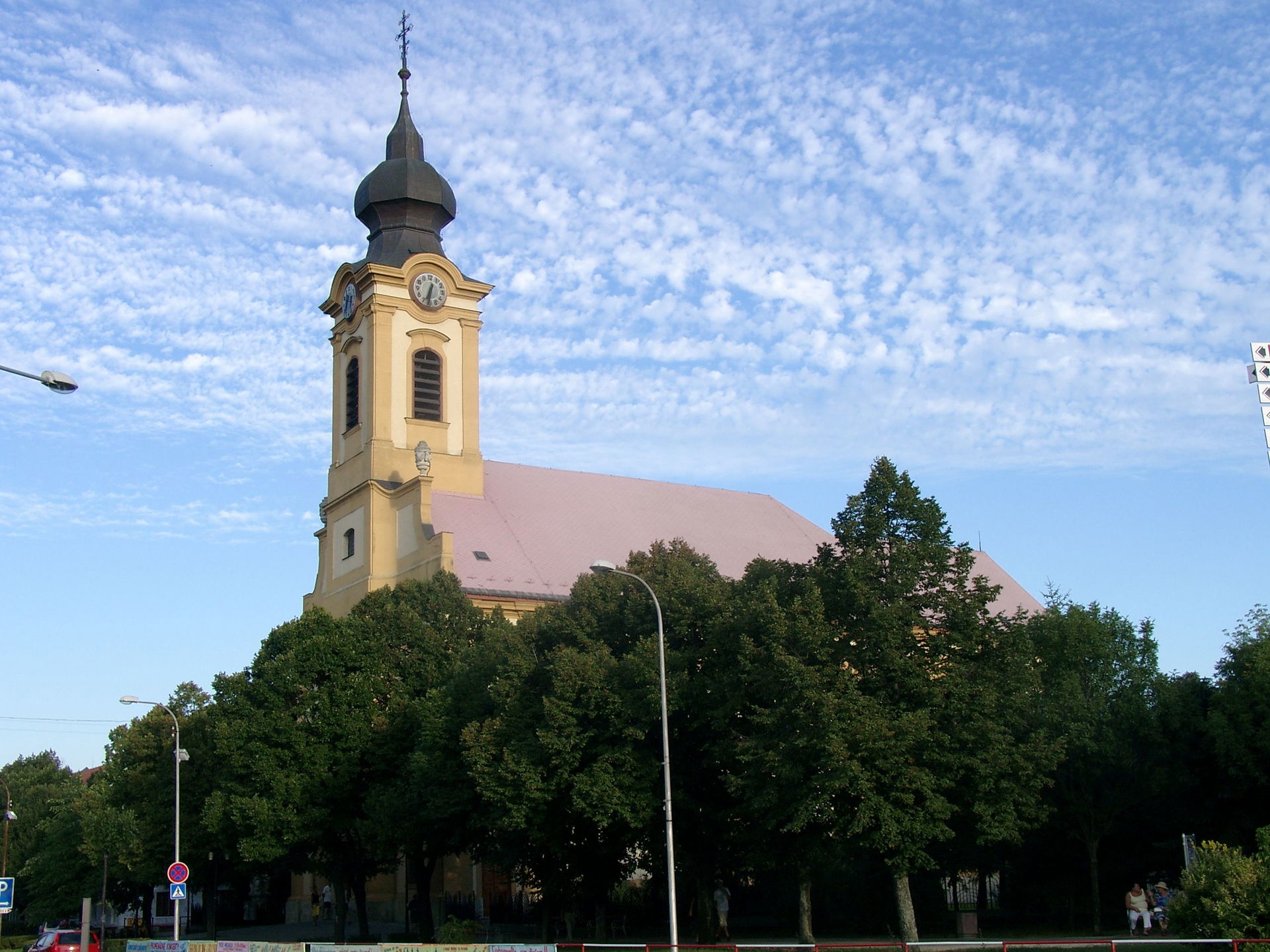 church in the middle Sereď