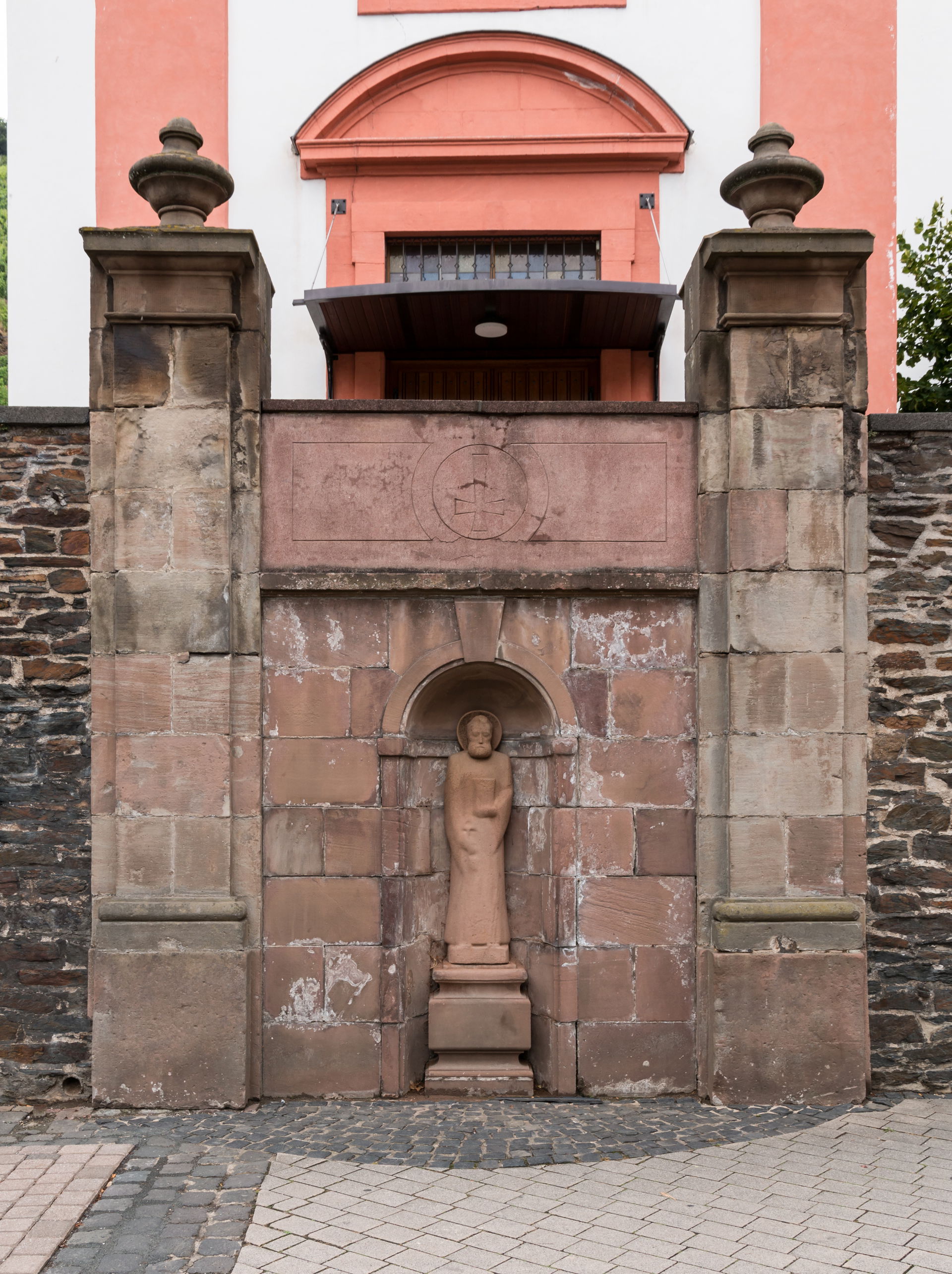 Peter statue, Zell, Rhineland-Palatinate, Germany