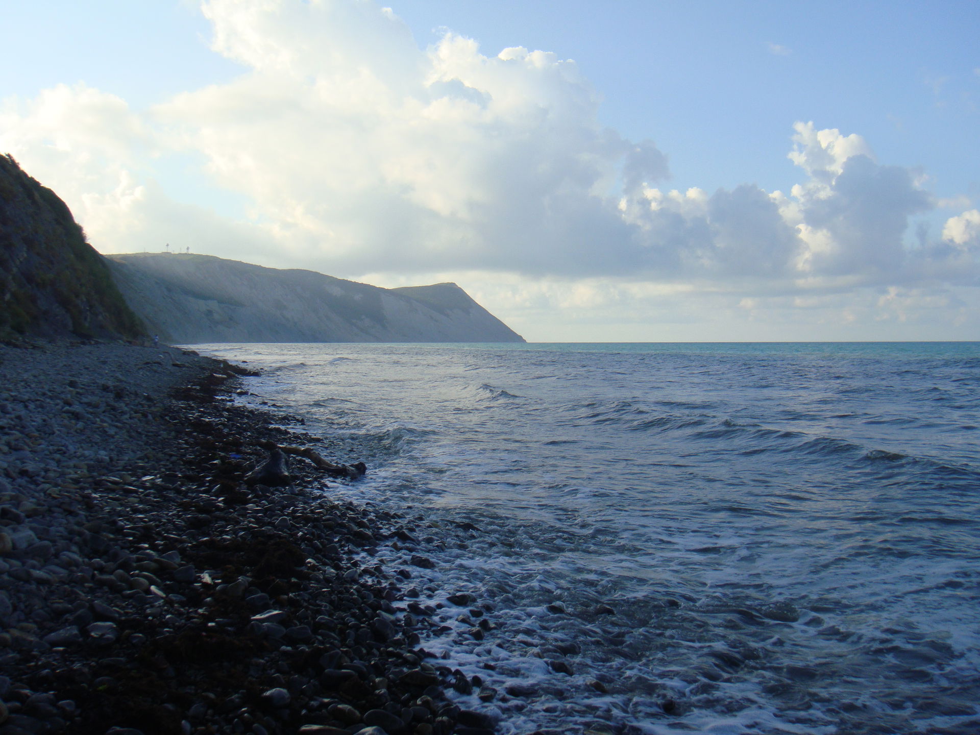 Coast of the Black Sea in Anapa. Highland. Beginning of the Cau…