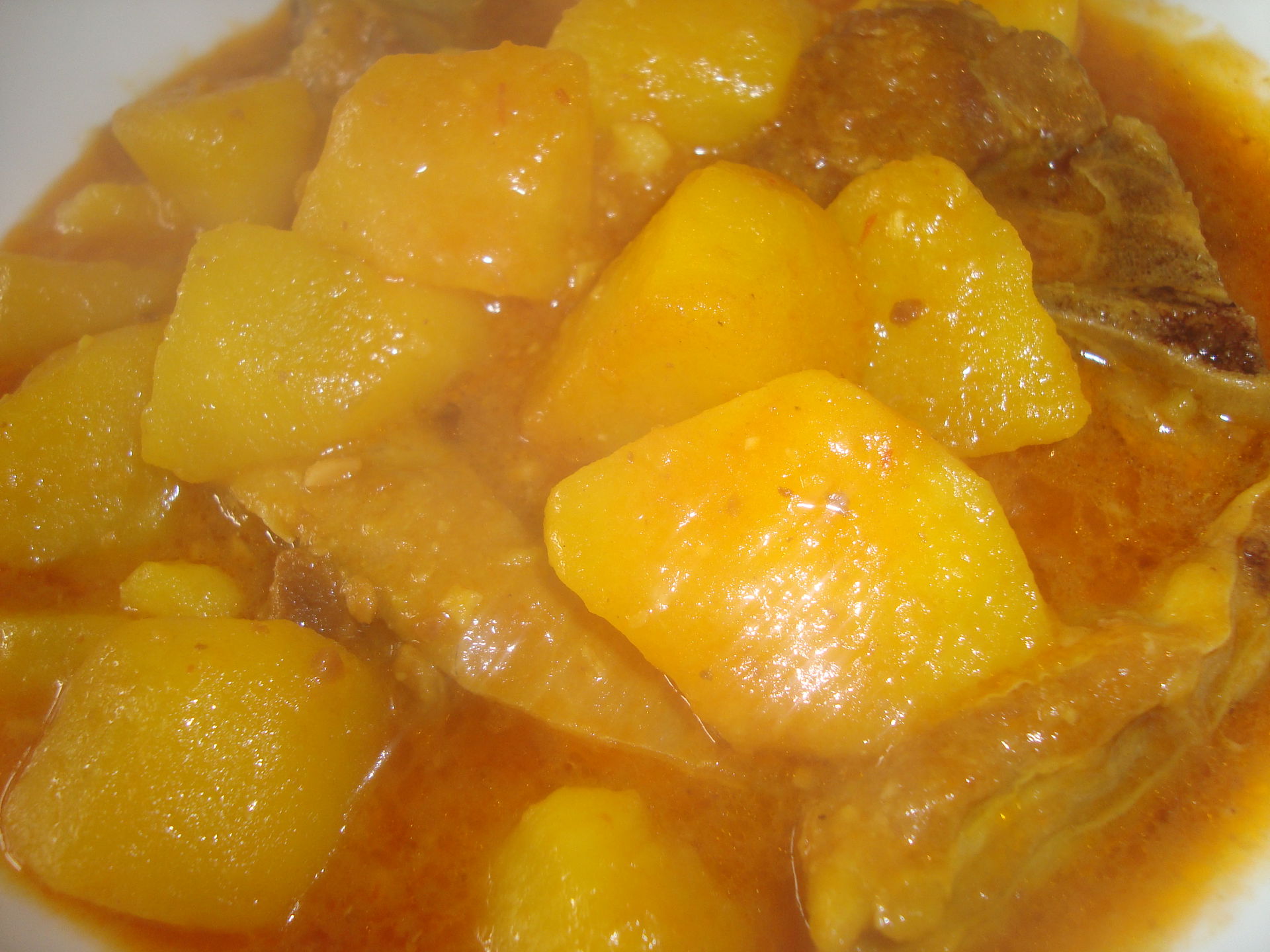 "Pataca grossa", guiso de patatas y carne de cordero, comarca h…