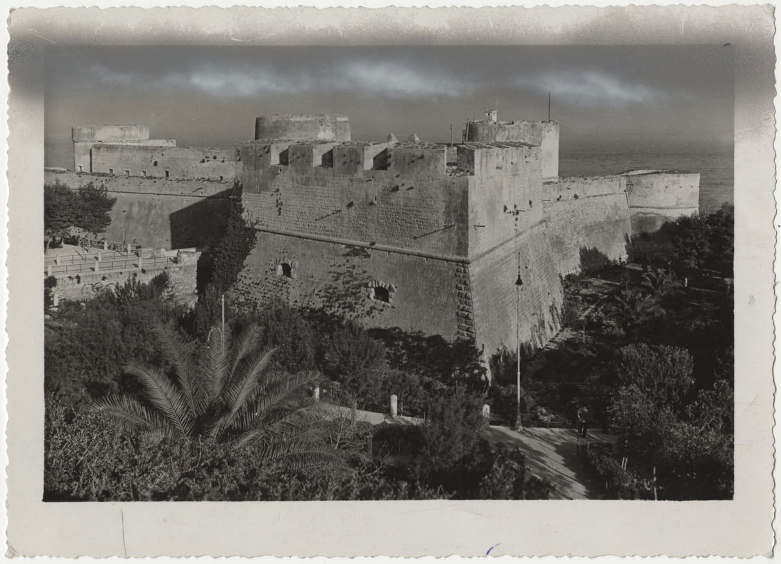 View of the castle of Manfredonia.