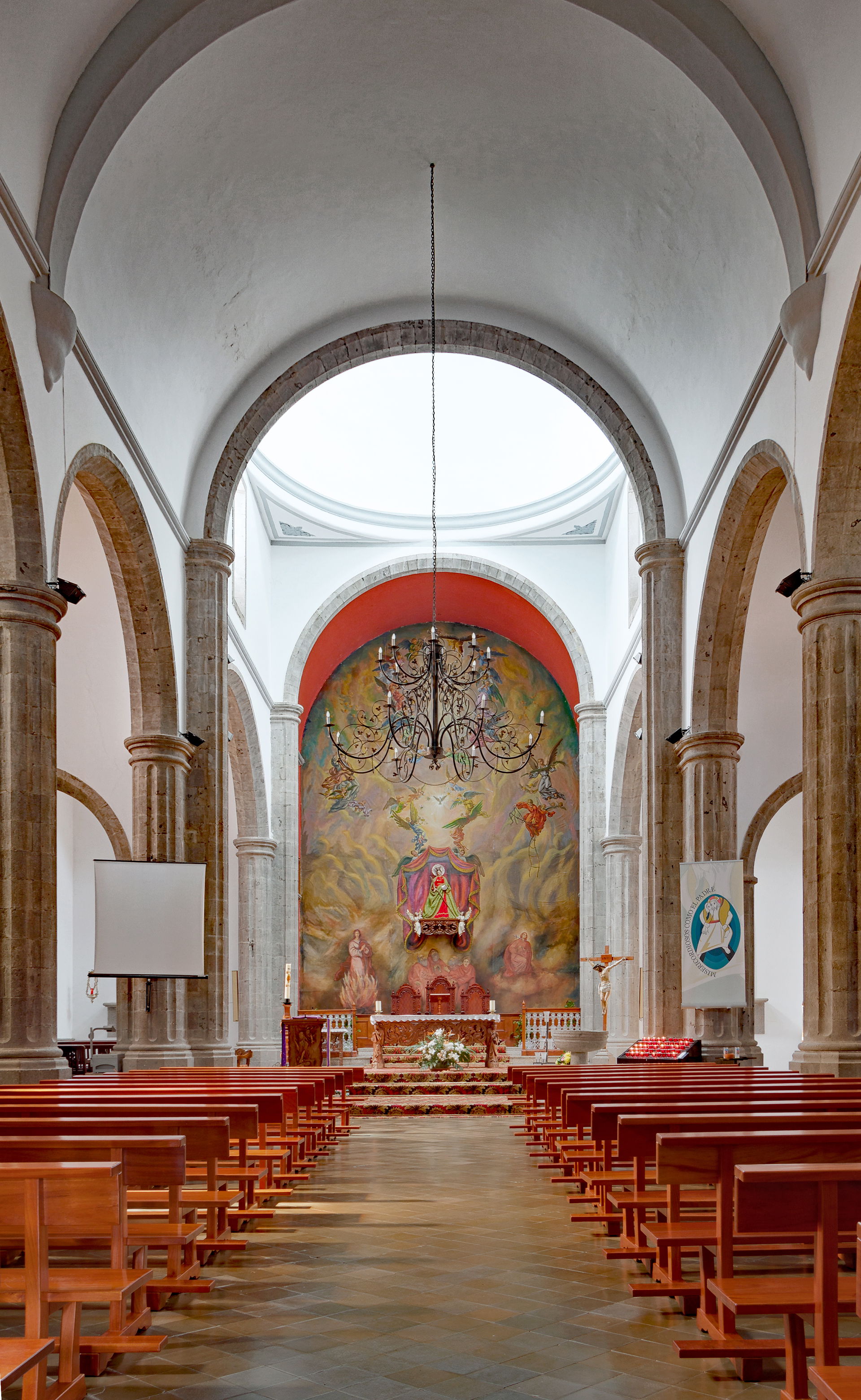 Interior of the Iglesia Santa Lucía de Tirajana, Santa Lucía de…
