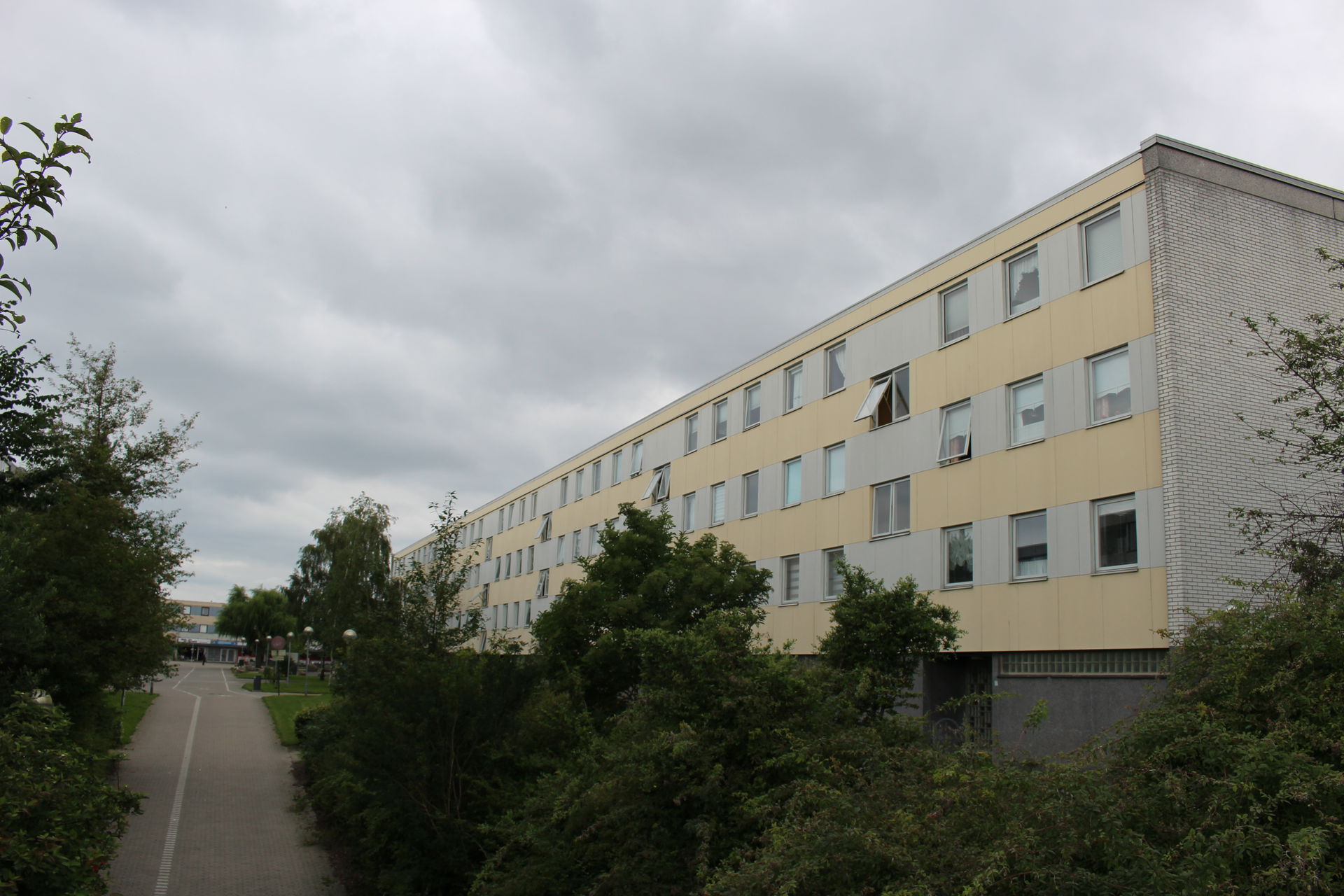 Apartments in Ishøj, Denmark, on Vejlebrovej with a view of Vej…