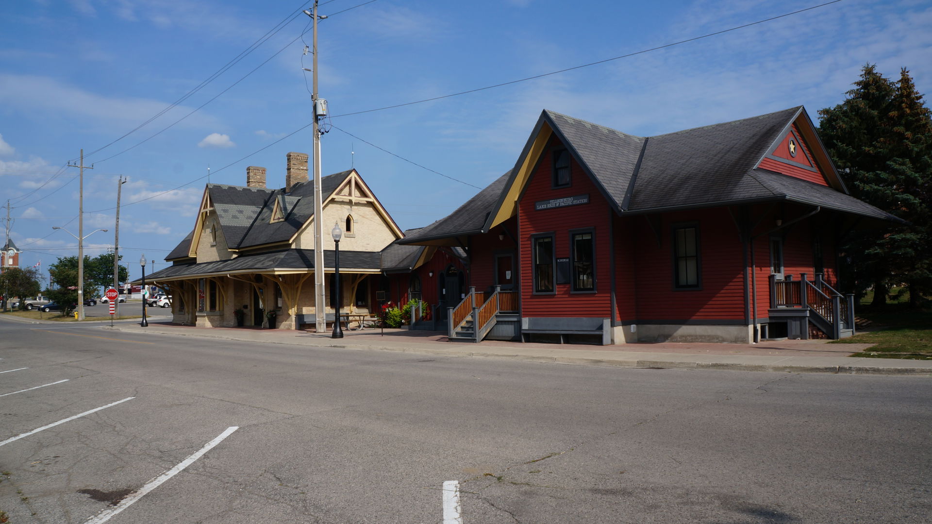 The former Great Western Railway in Tillsonburg. Now used as an…