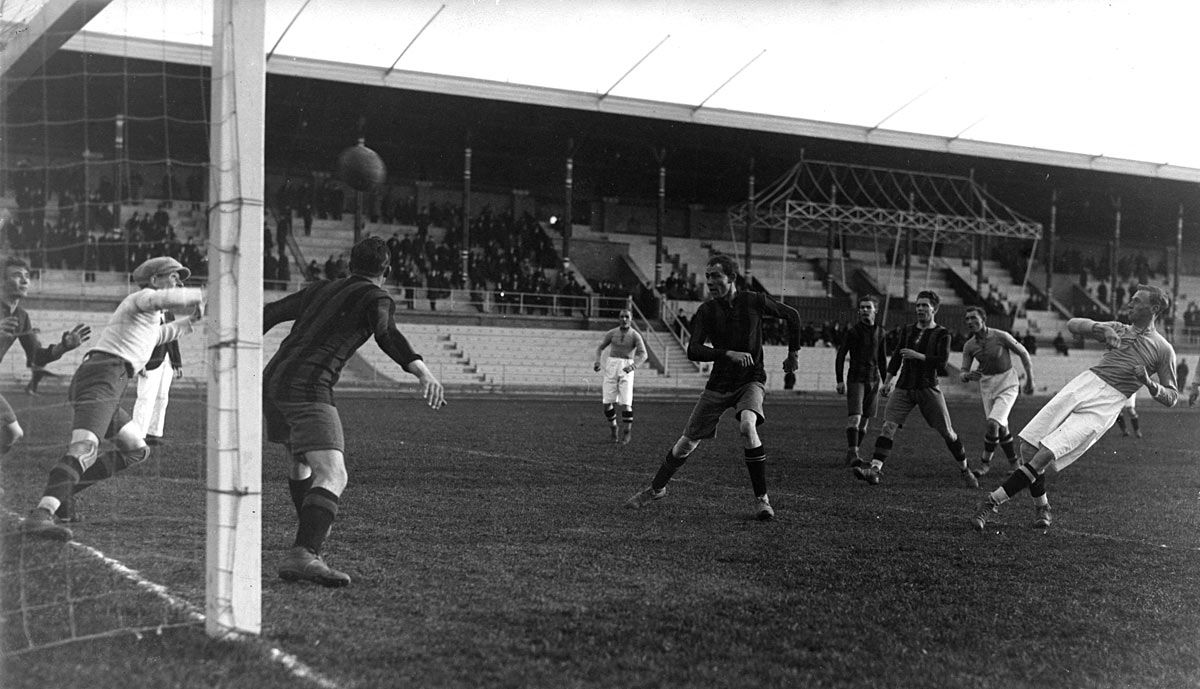 Harry Rosenlind scores in Hammarby IF vs IFK Eskilstuna on 1922…