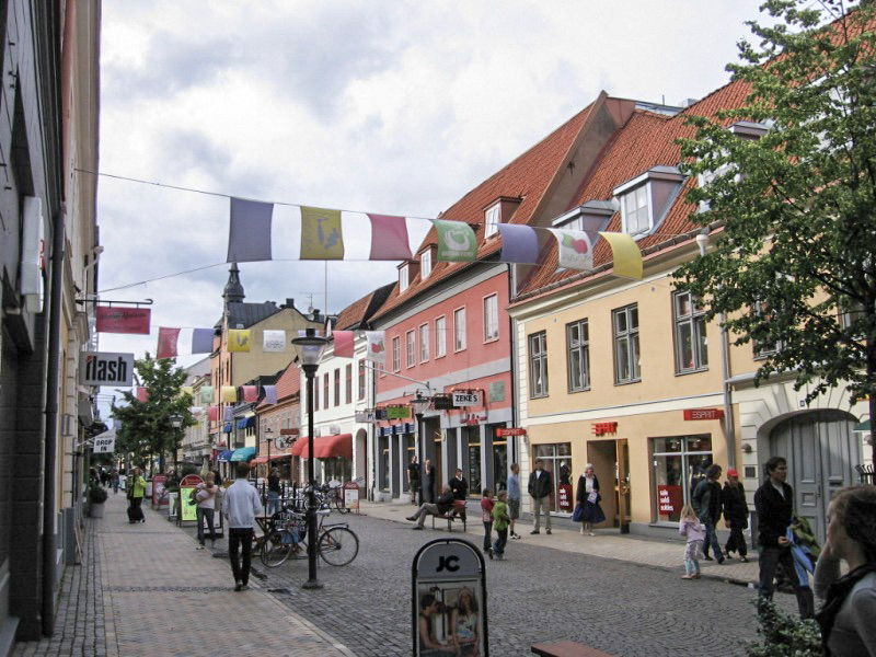 Västra Långgatan in Kristianstad 2008.