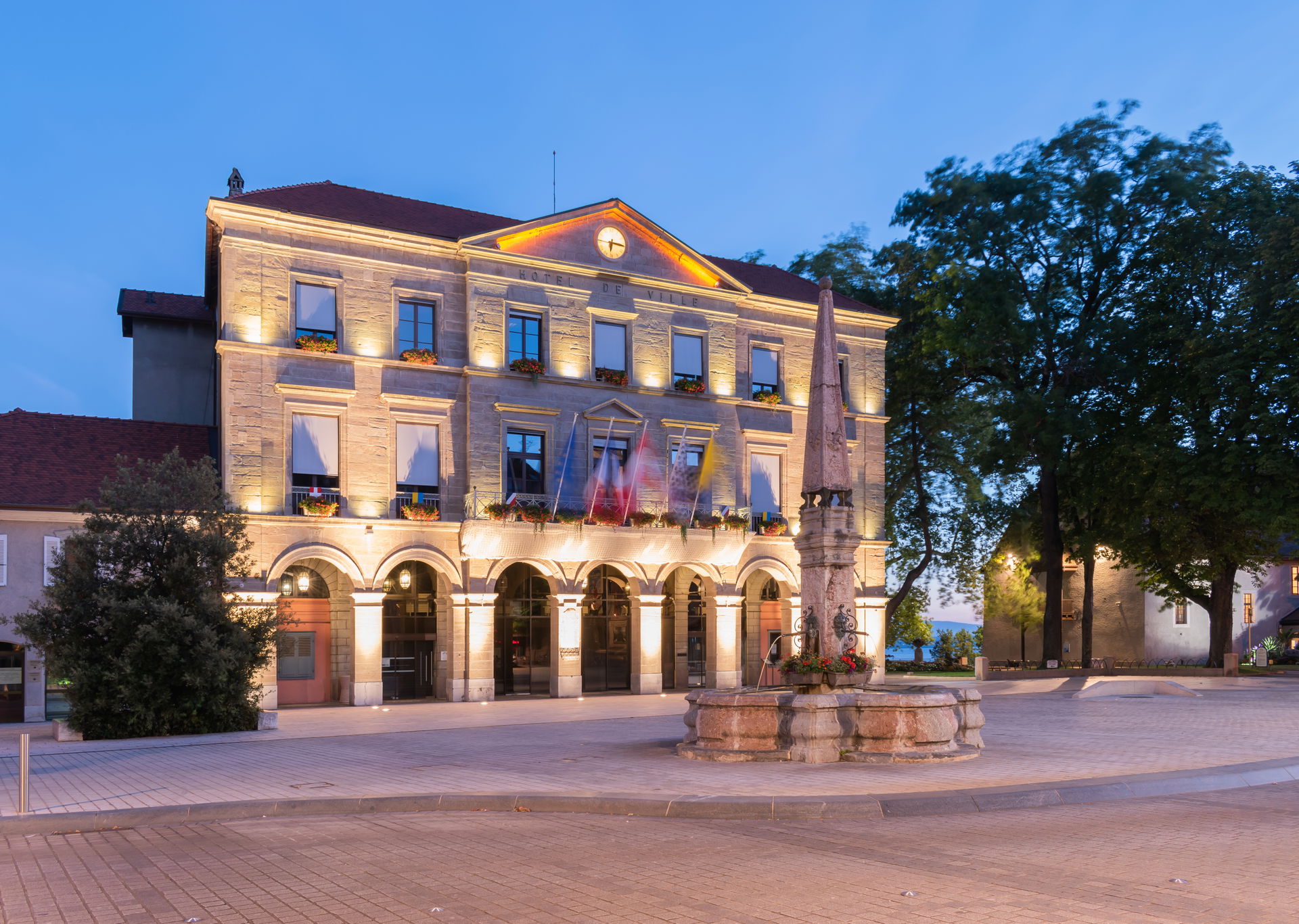 Town hall of Thonon-les-Bains, Haute-Savoie, France