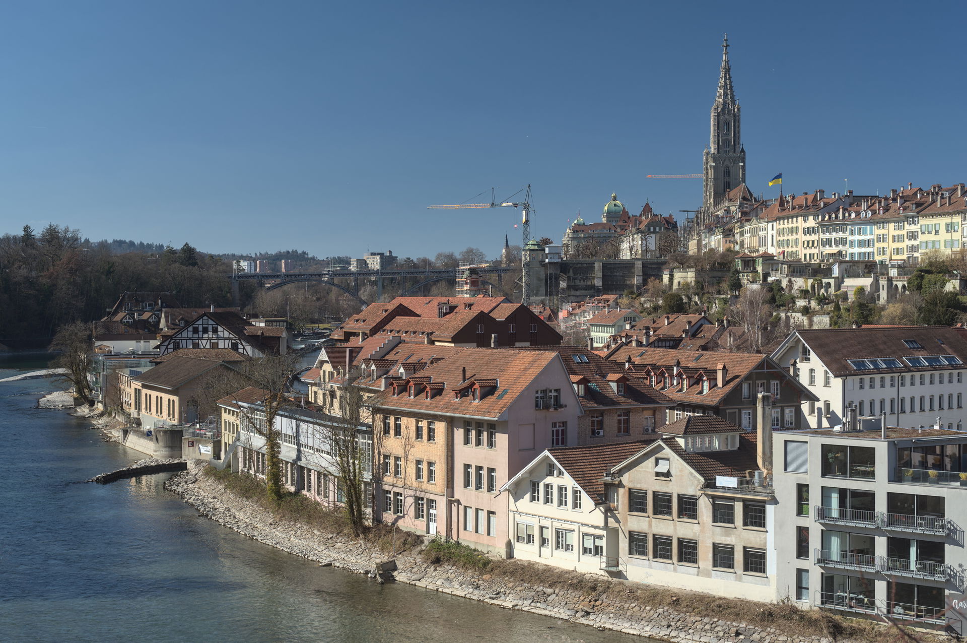 View from the Nydegg Bridge on the southeastern part of the his…