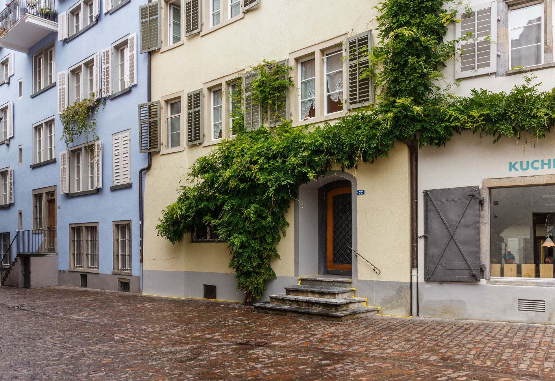 Chur in Graubünden (Switzerland). Chur in Graubünden. Building …