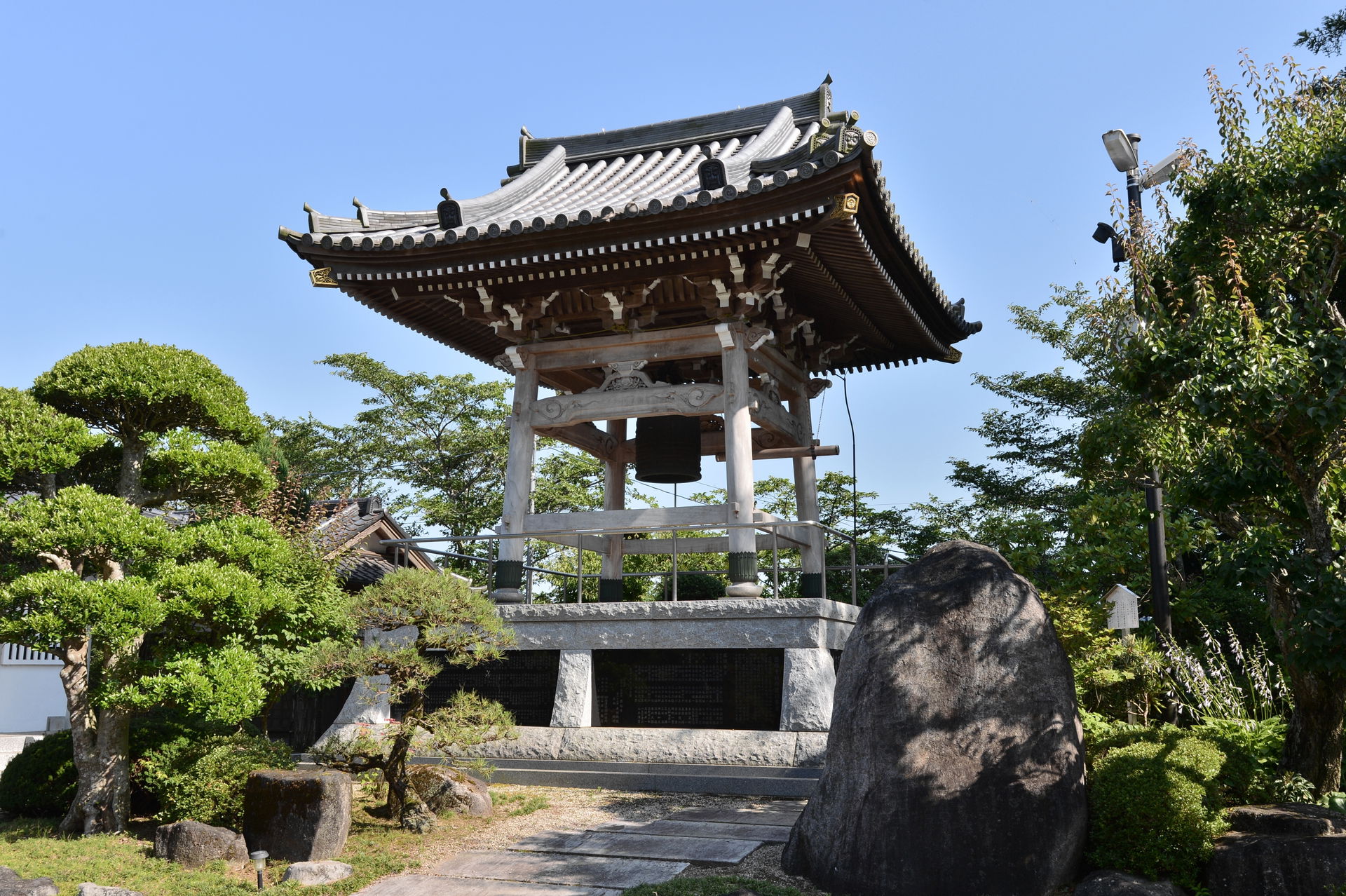 円福寺の鐘楼(茨城県茨城町)
