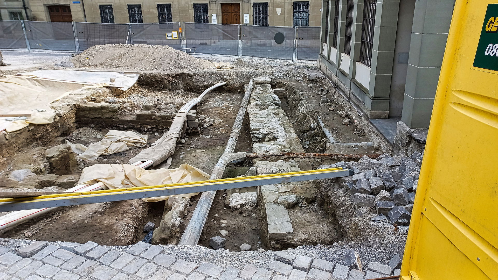 Archaeological excavation in summer 2024 on place Sainte-Cather…