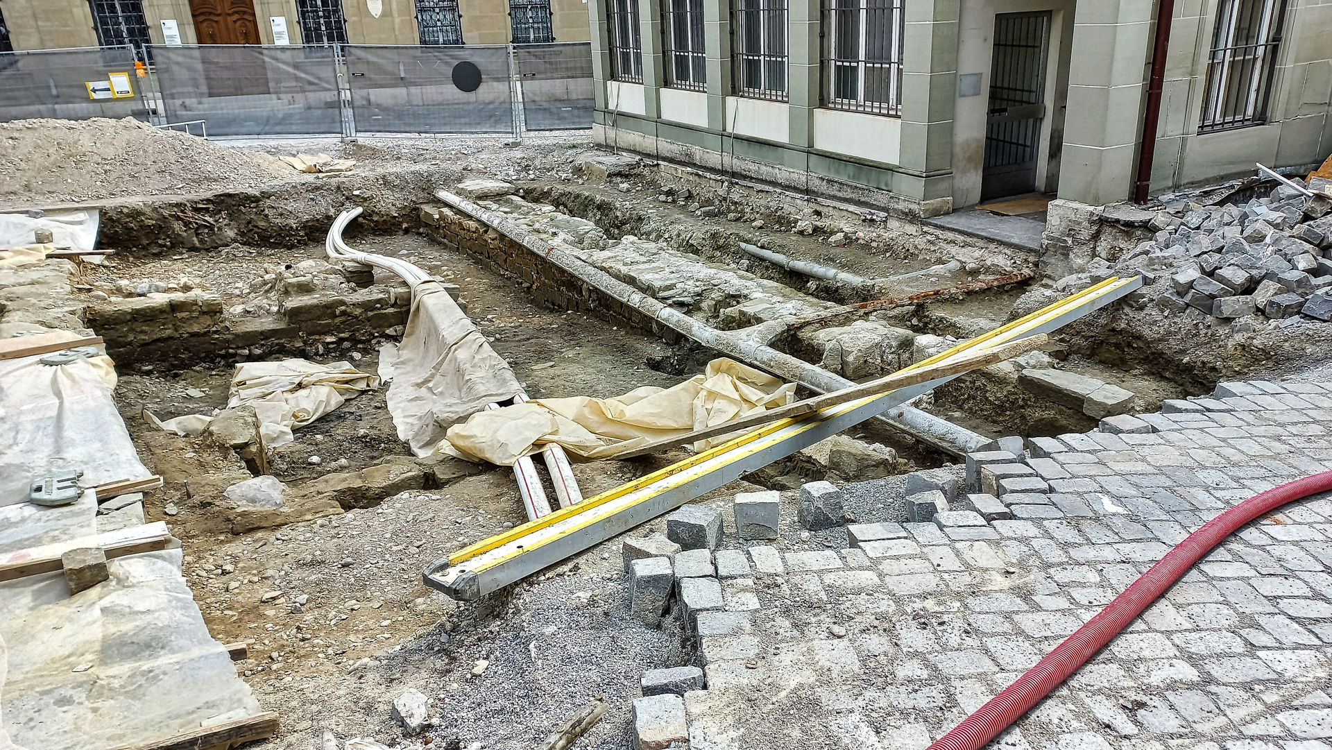 Archaeological excavation in summer 2024 on place Sainte-Cather…