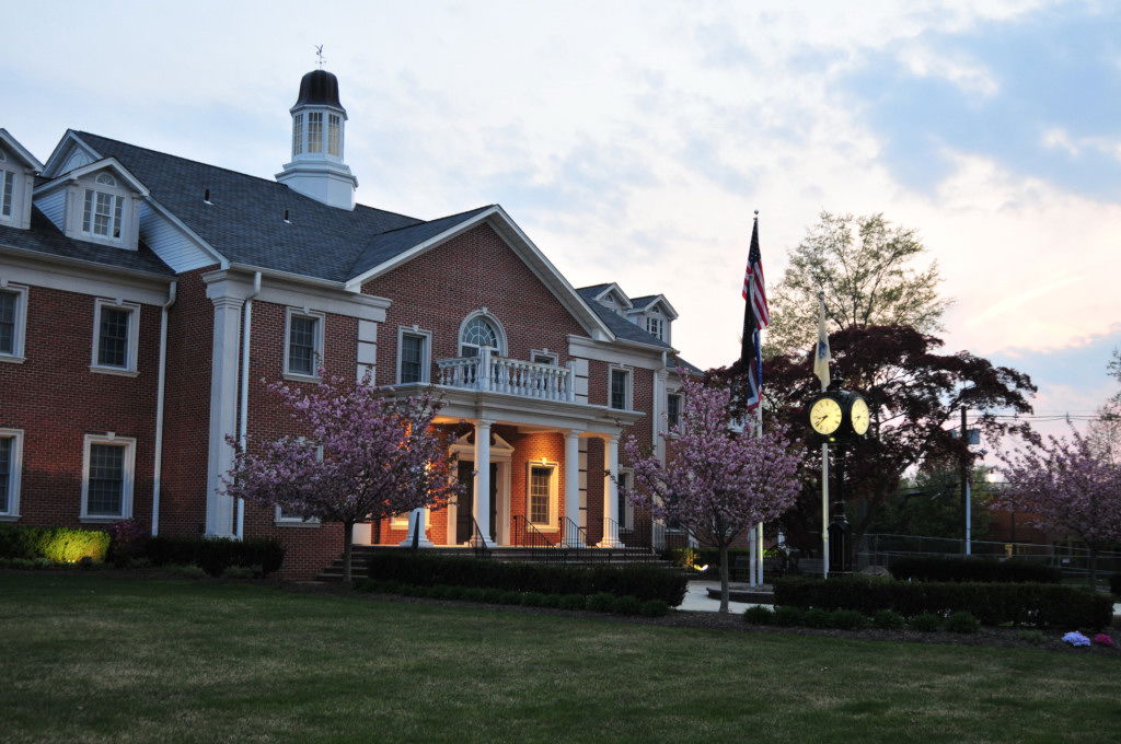 Little Falls Town Hall at Sunset