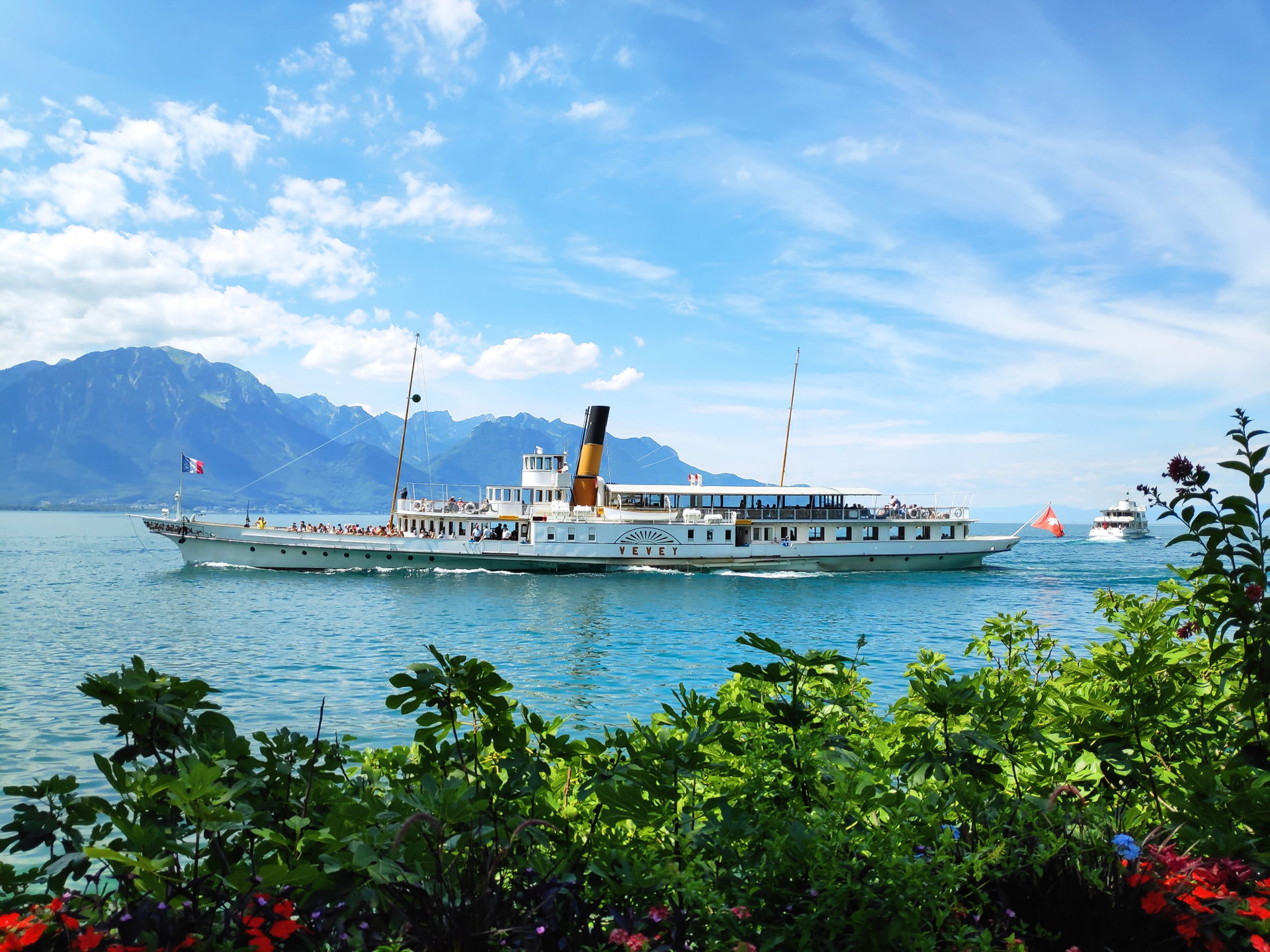 The beautiful Lake of Montreux