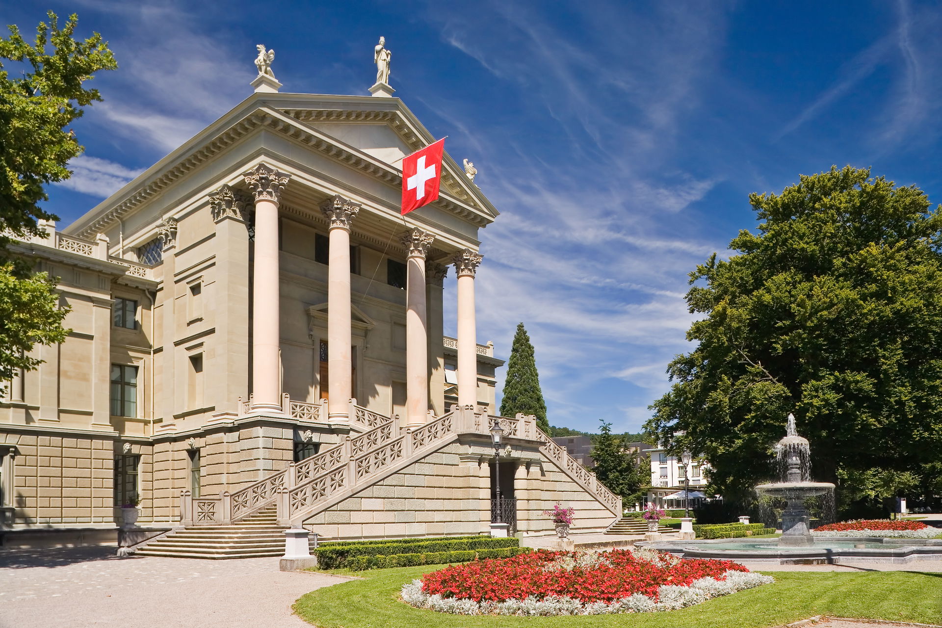 City hall of Winterthur, designed by architect Gottfried Semper.