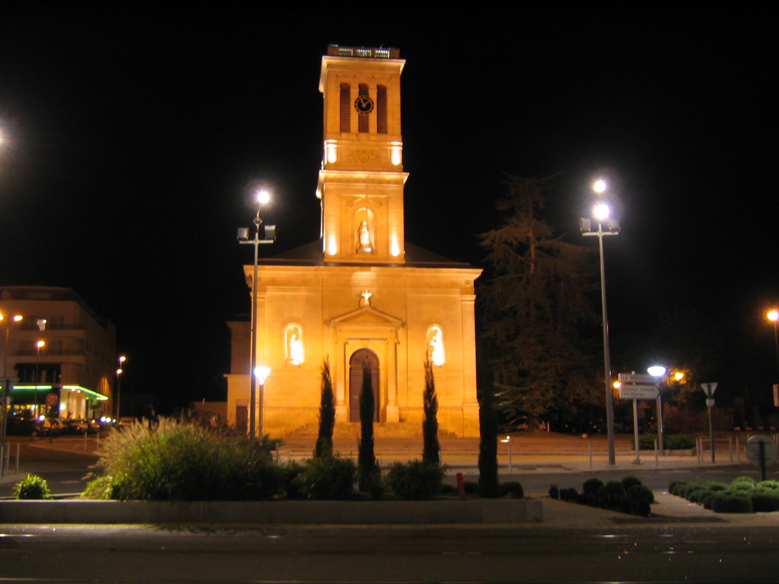 Église de Talence illuminée
