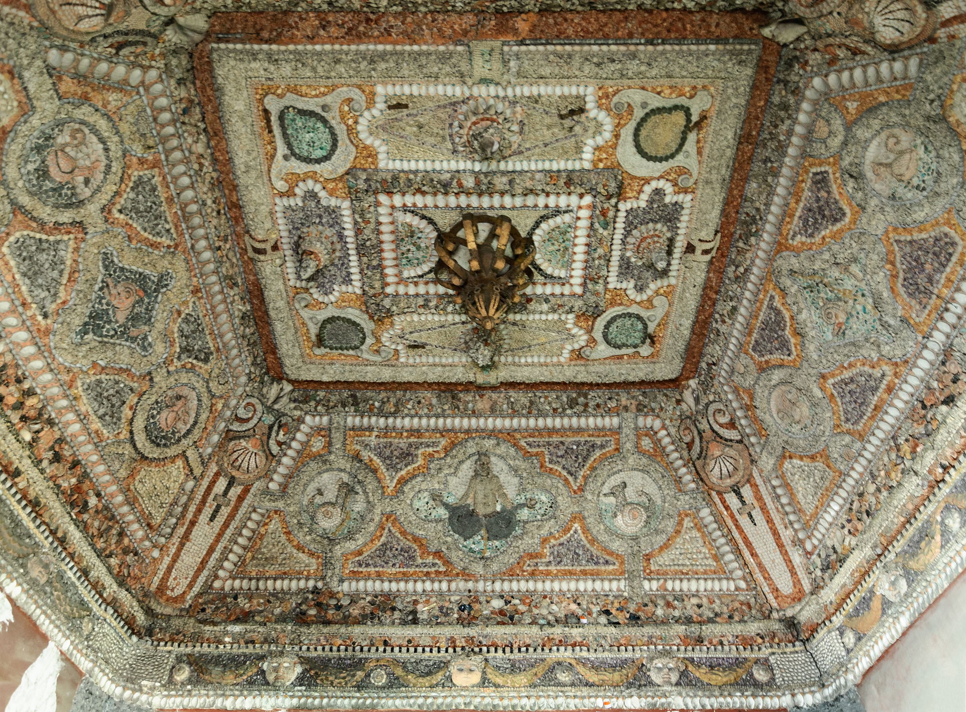 Ceiling of the nymphaeum of the Saint-Sulpice Seminary in Issy-…
