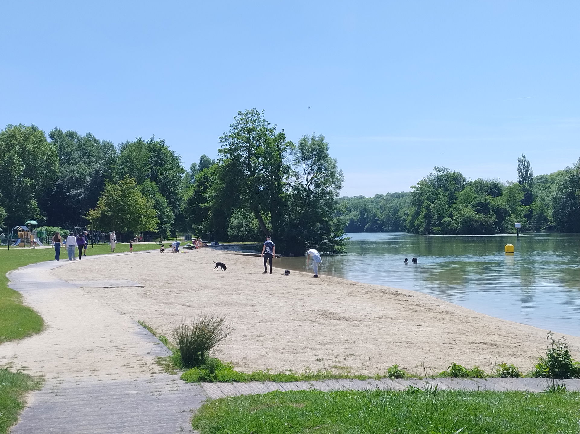 Plage de Meaux sur la Marne