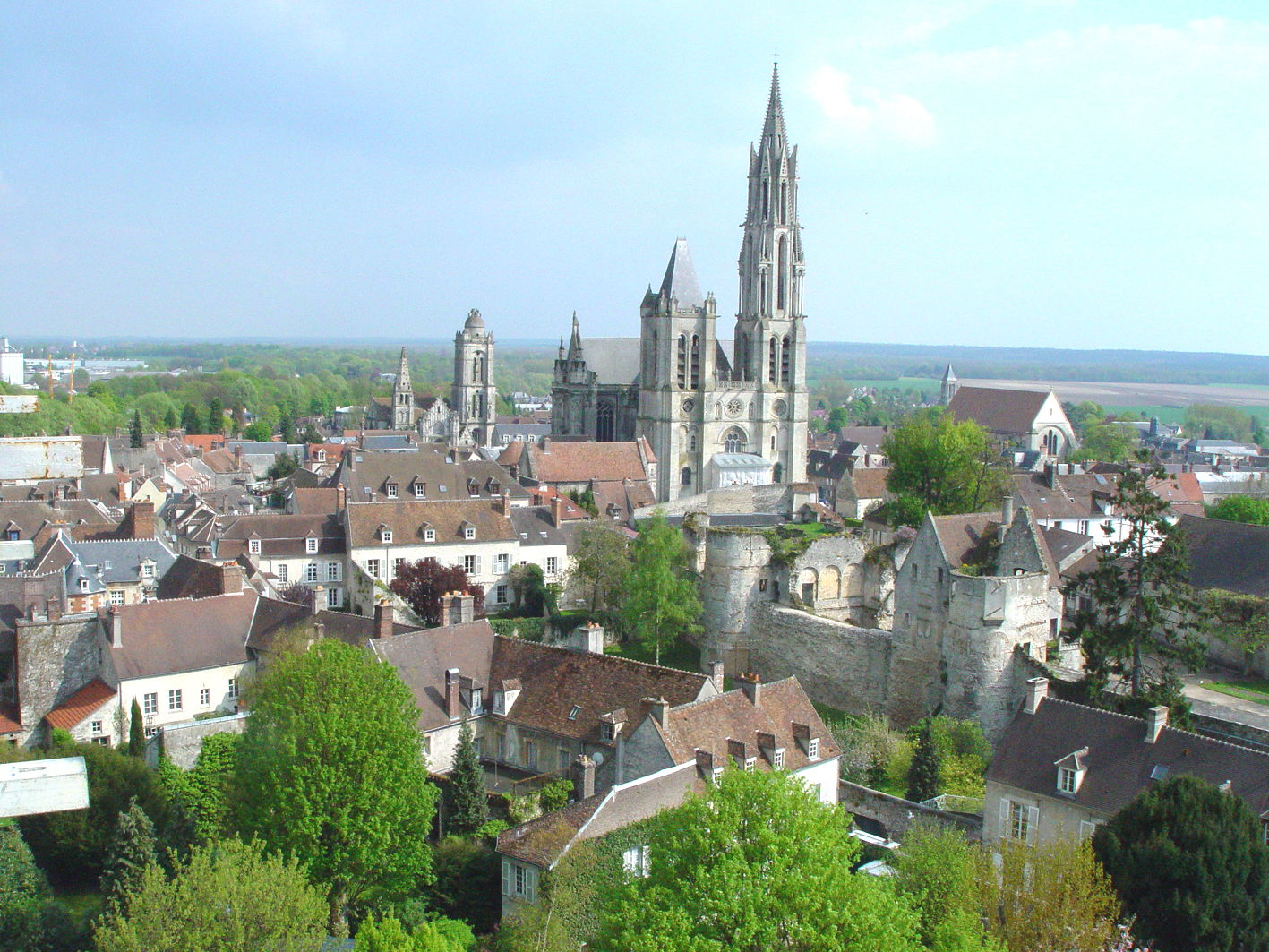 General view of Senlis, France