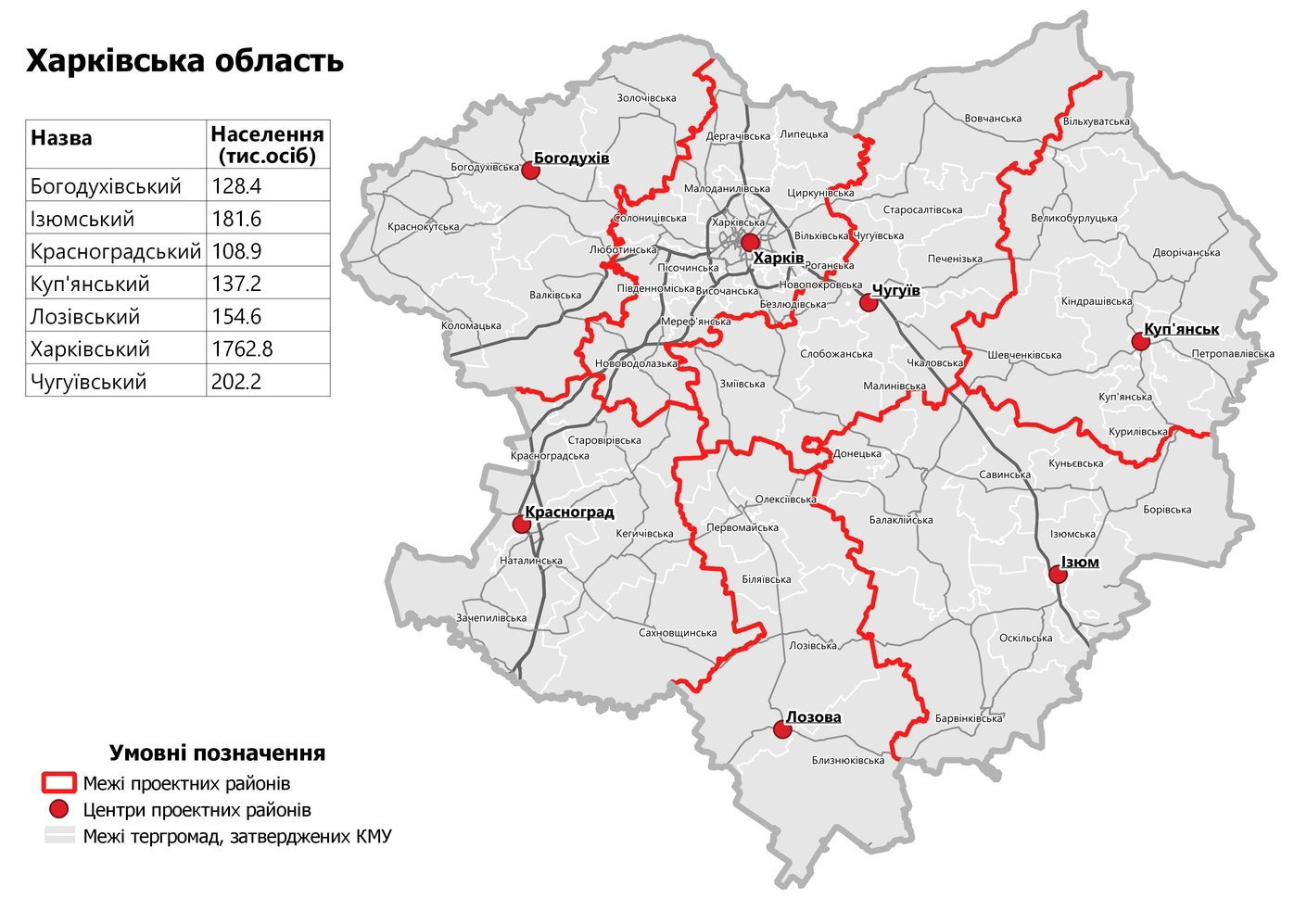 Subdivisions of Kharkiv Oblast, as adopted by the Verkhovna Rad…
