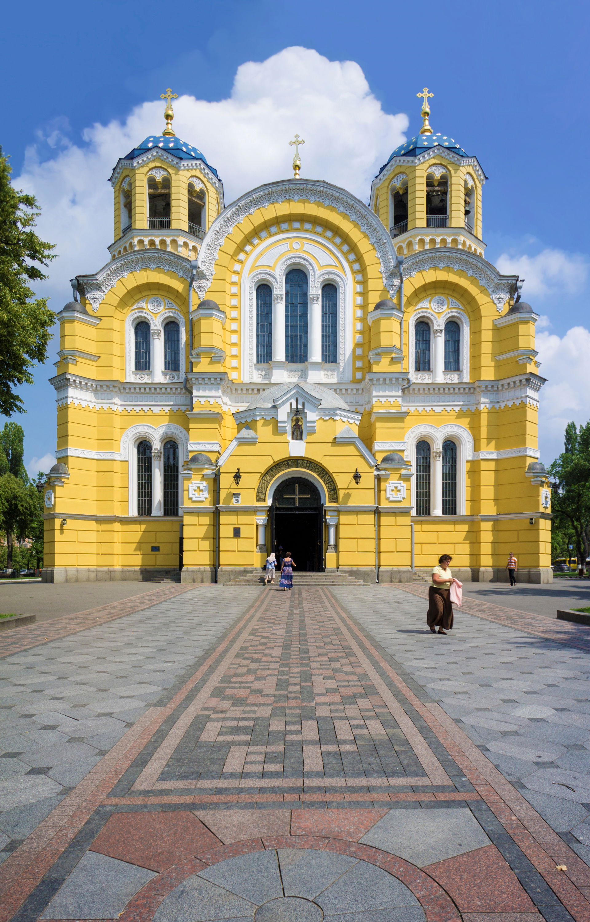 St Volodymyr's Cathedral in Kyiv, Ukraine.