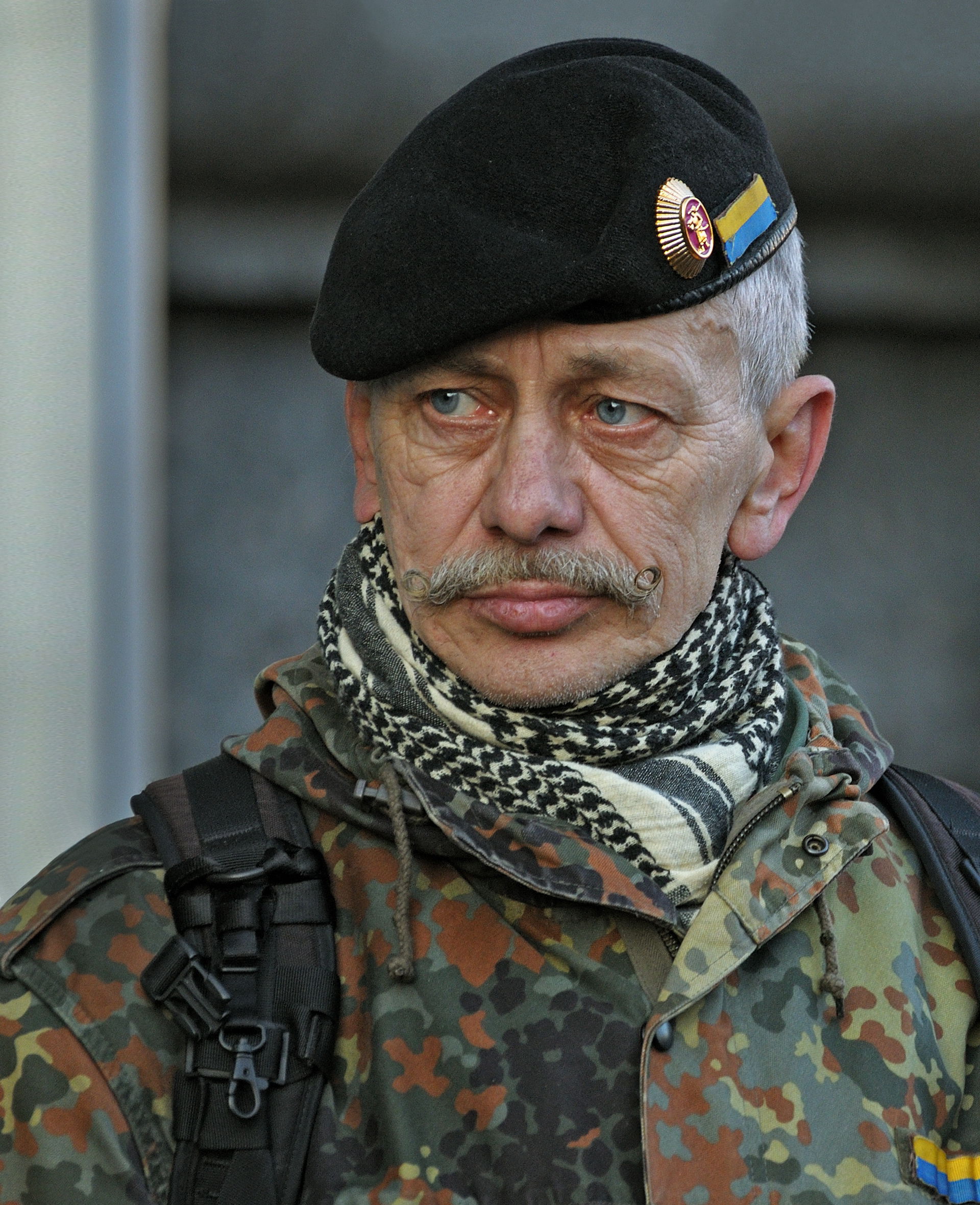 Euromaidan 2013-2014. Guard of Maidan. Kyiv, Ukraine.