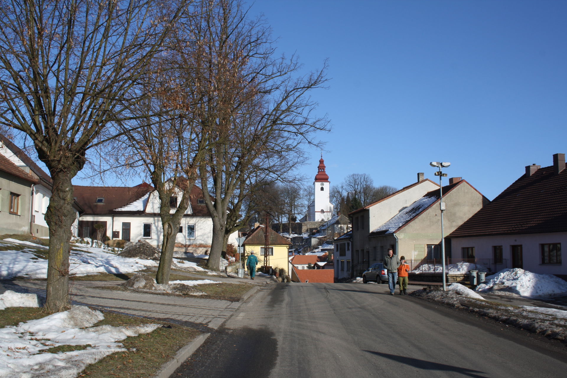 Kamenice Center, Jihlava District.