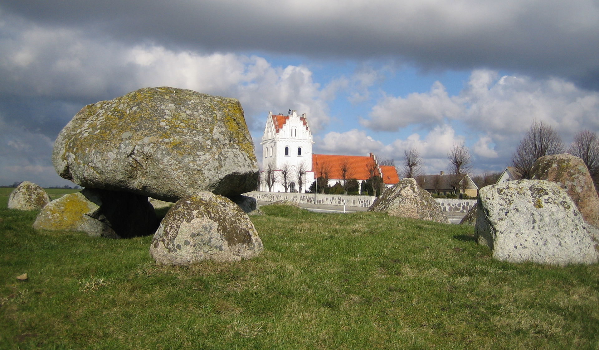 Skegrie megalith grave in Skåne, Sweden