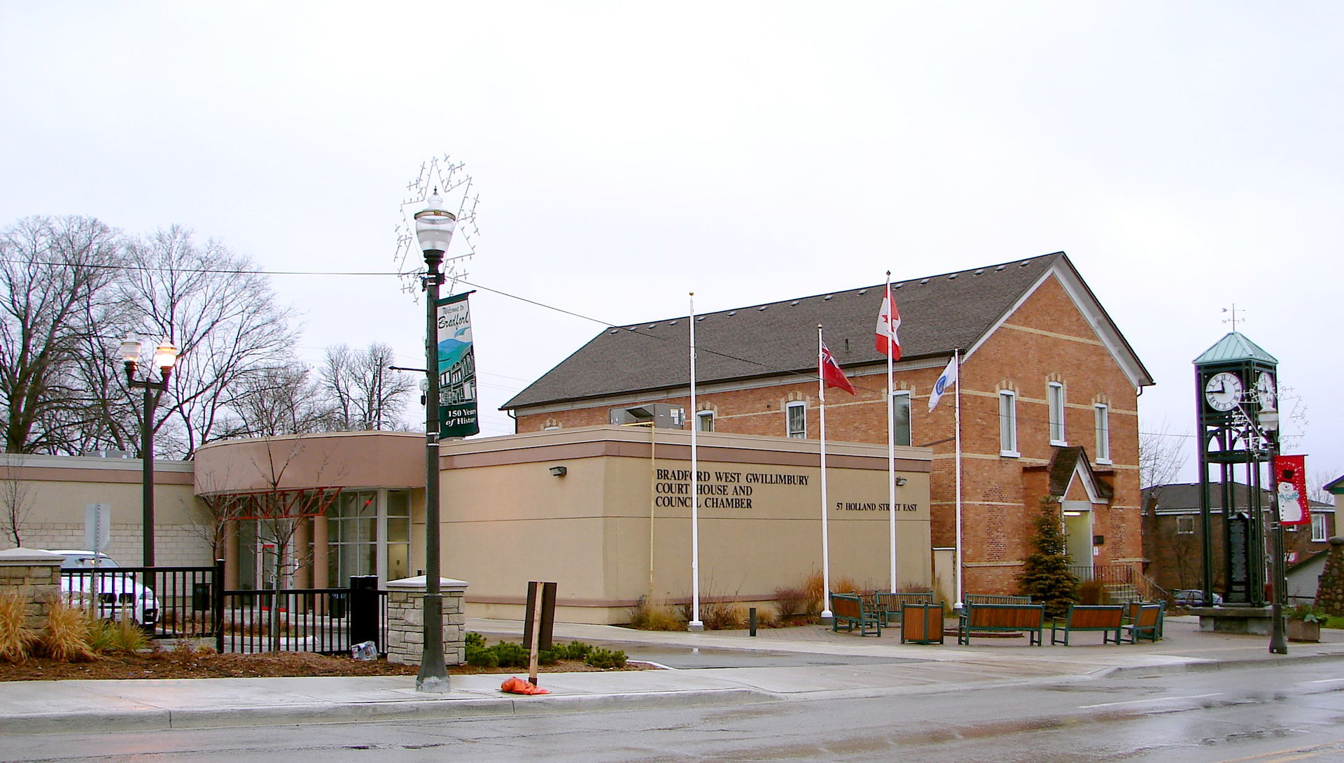 Town hall of Bradford West Gwillimbury in Bradford, Ontario, Ca…