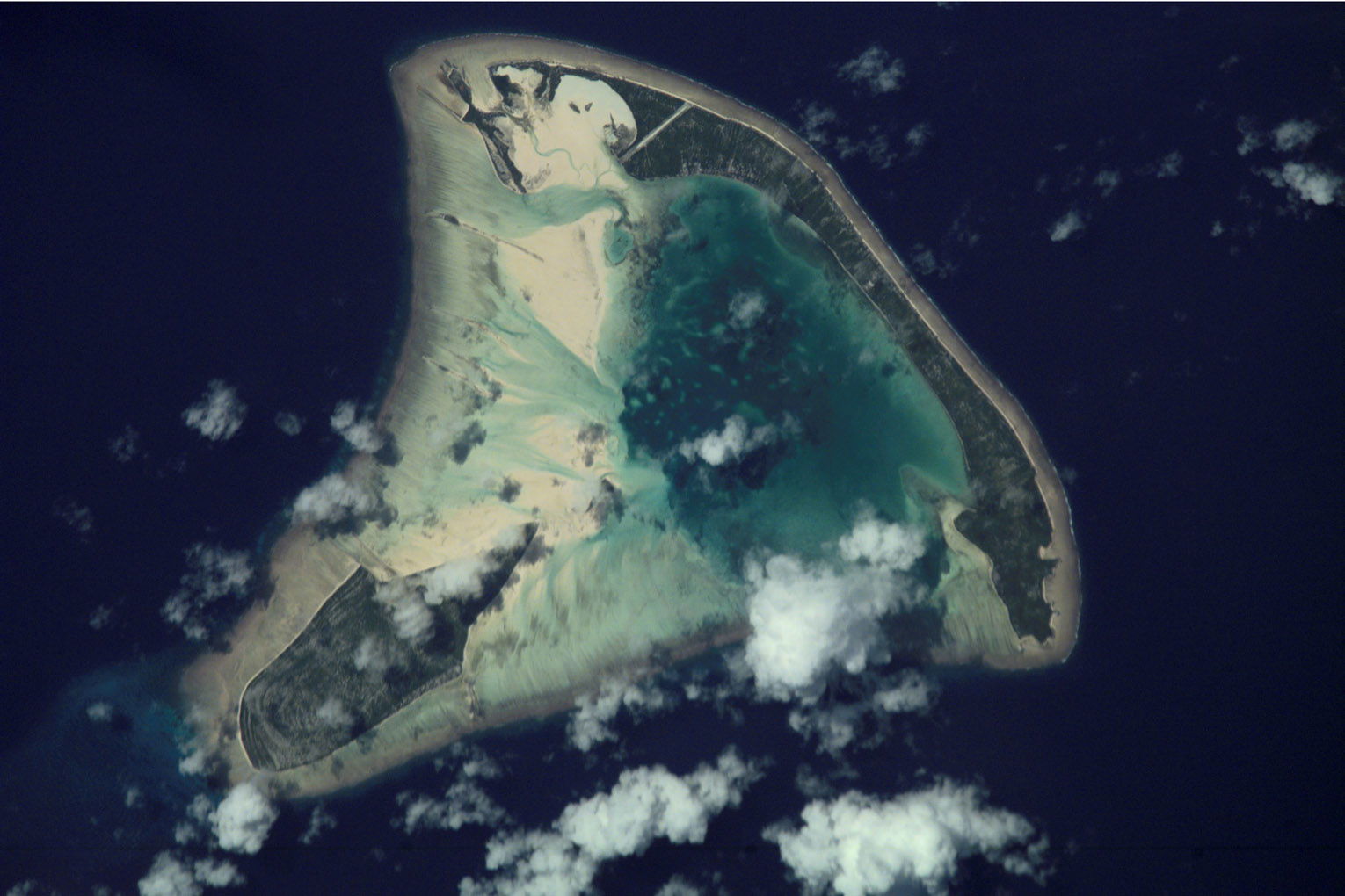 NASA astronaut image of Aranuka Atoll, Gilbert Islands, Kiribati