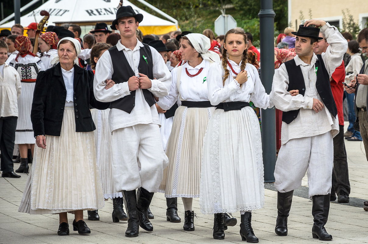 Folk costumes from Predgrada, Croatia.