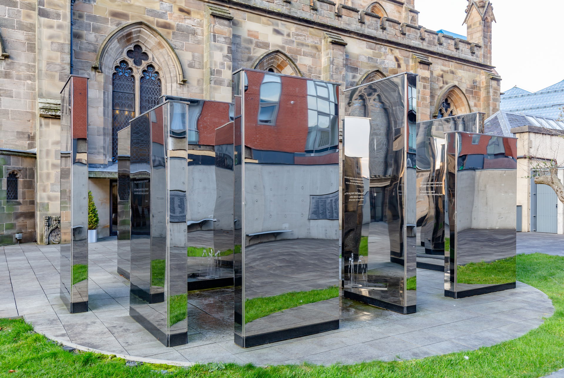St Andrew's Cathedral Italian Cloister Garden, Glasgow, Scotland