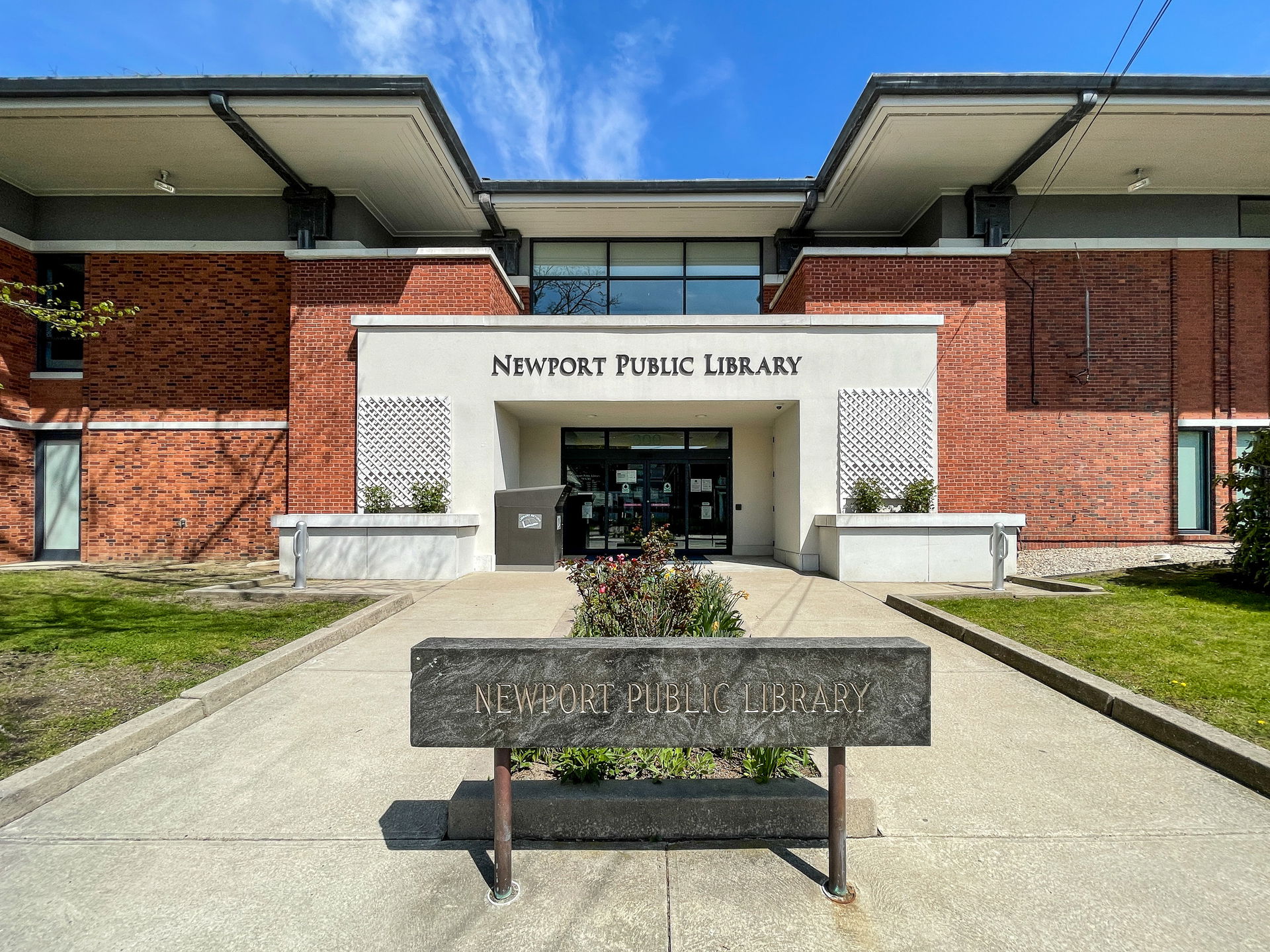 Newport Rhode Island Public Library, Spring Street.